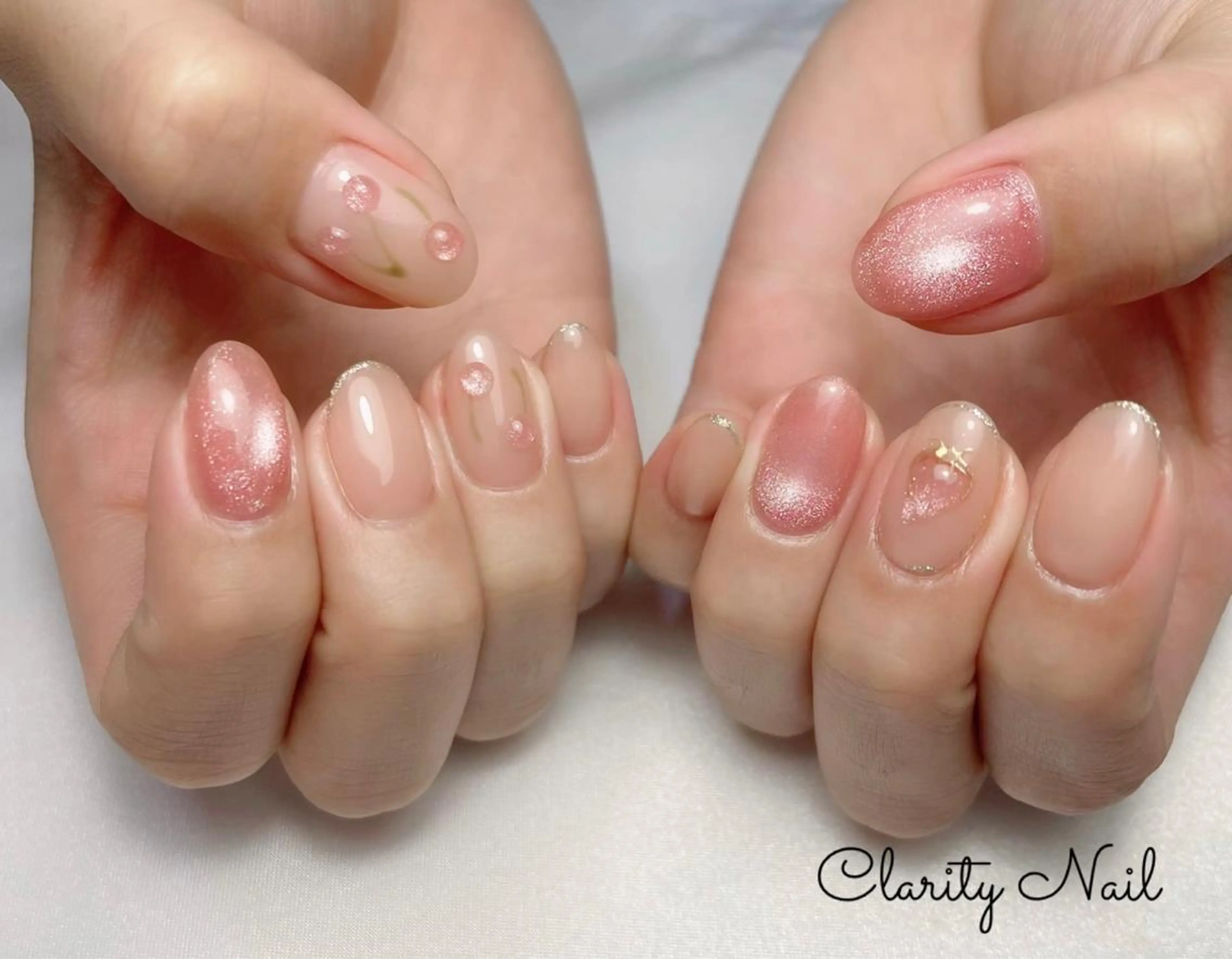 ネイル アートネイル 持ち込み ハンドネイル Clarity Nailのネイルデザイン