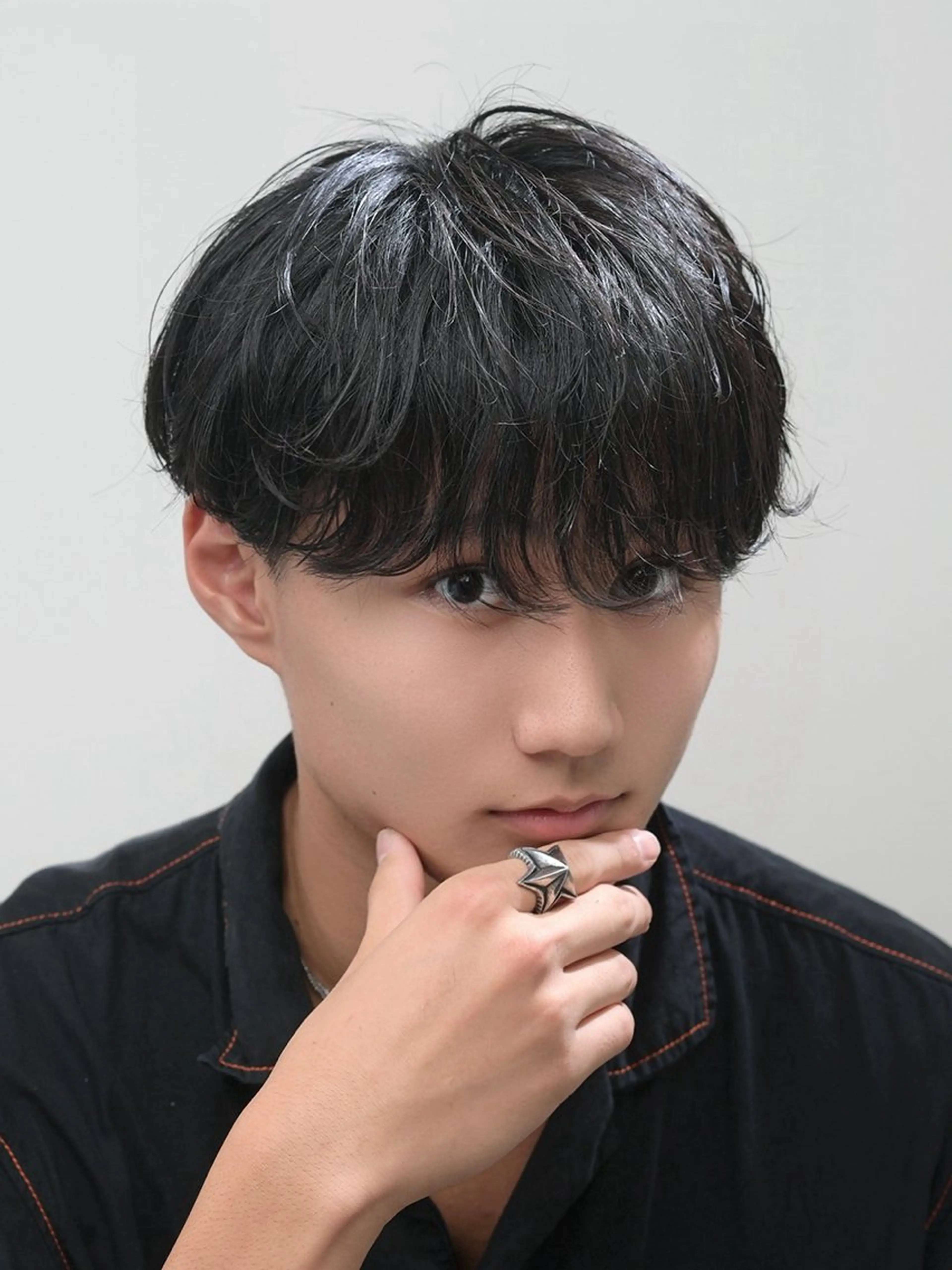 メンズ マッシュ シースルーマッシュ カット メンズ専門美容師／ メンズパーマ／森口のヘアスタイル