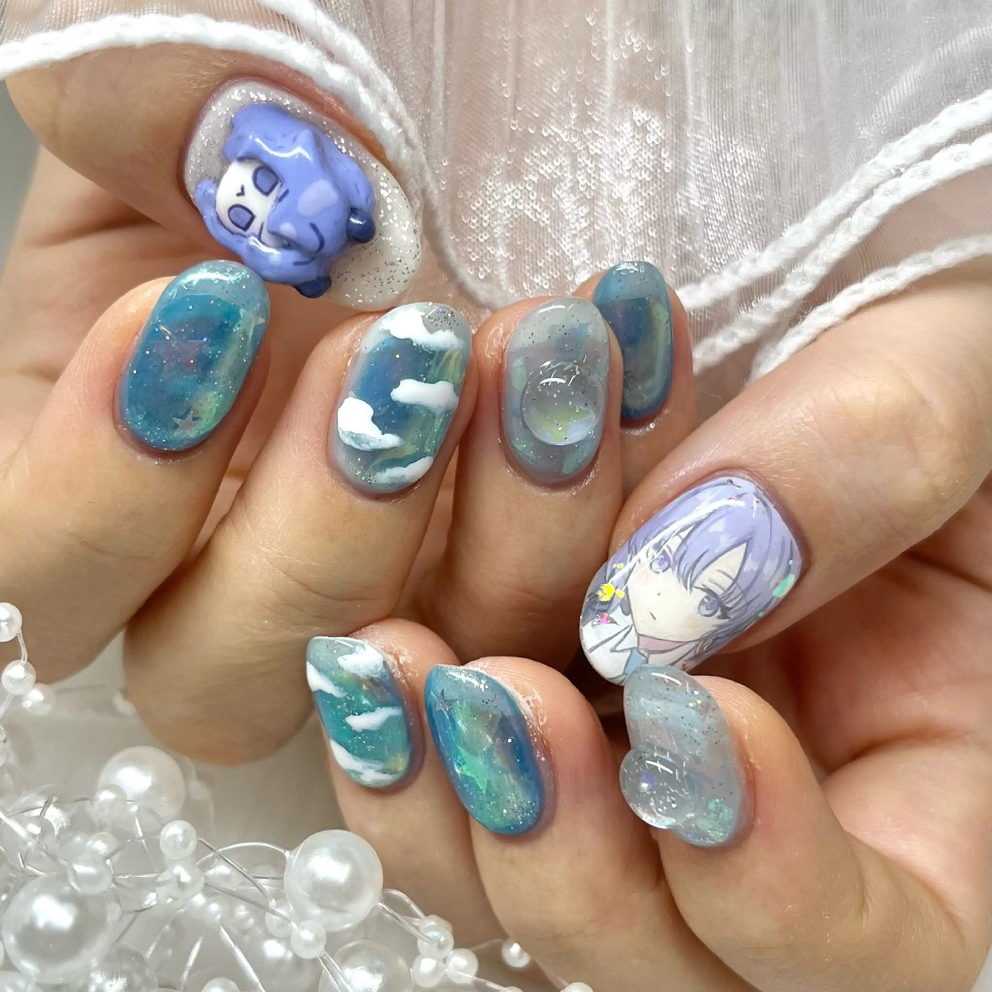 ネイル ハンドネイル 池袋痛ネイル Nok. 渡辺のネイルデザイン