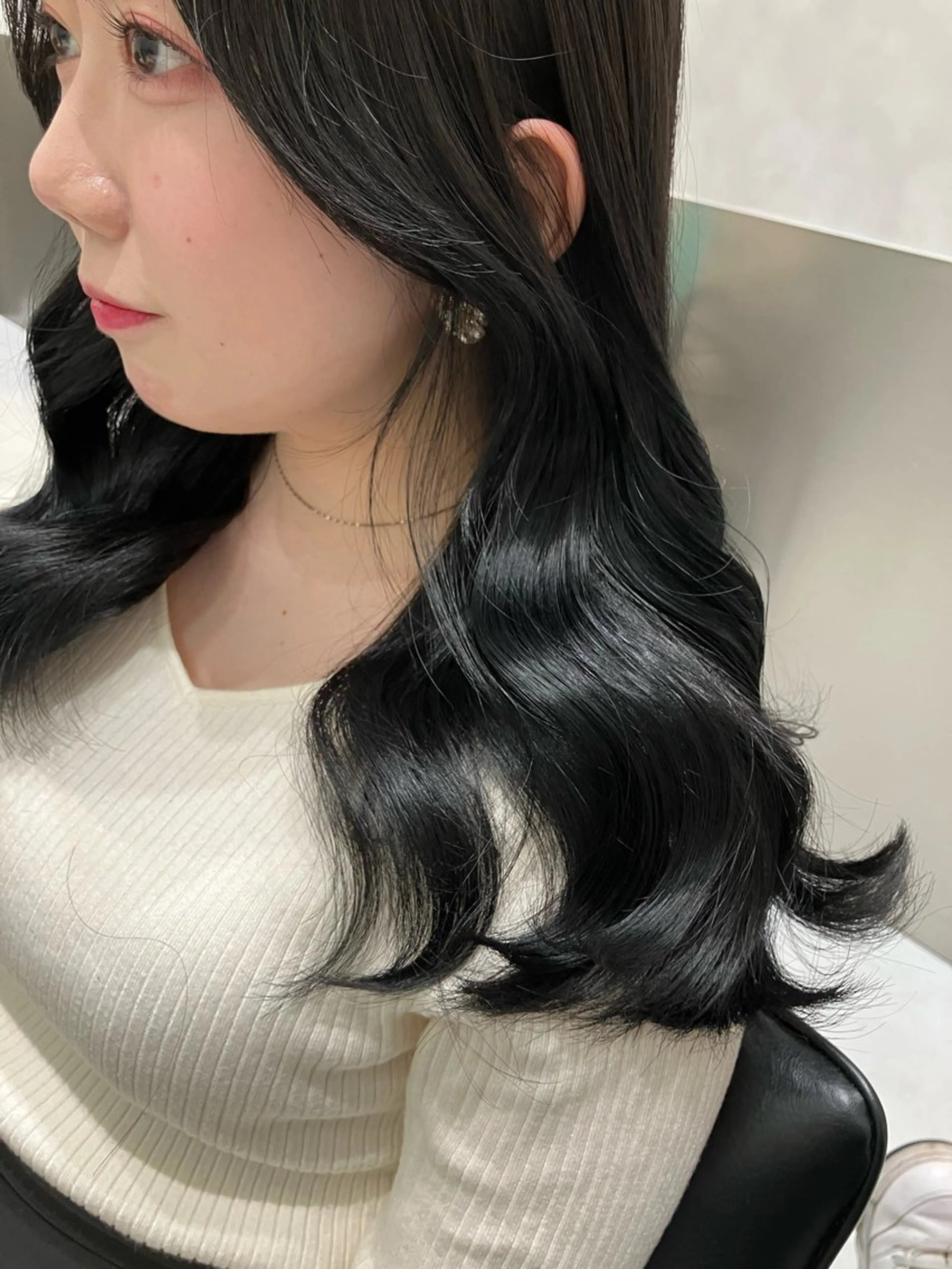 ロング カラー カット ヘアカラー トリートメント 💖ブリーチなし透明 感💖ASAHIのヘアスタイル