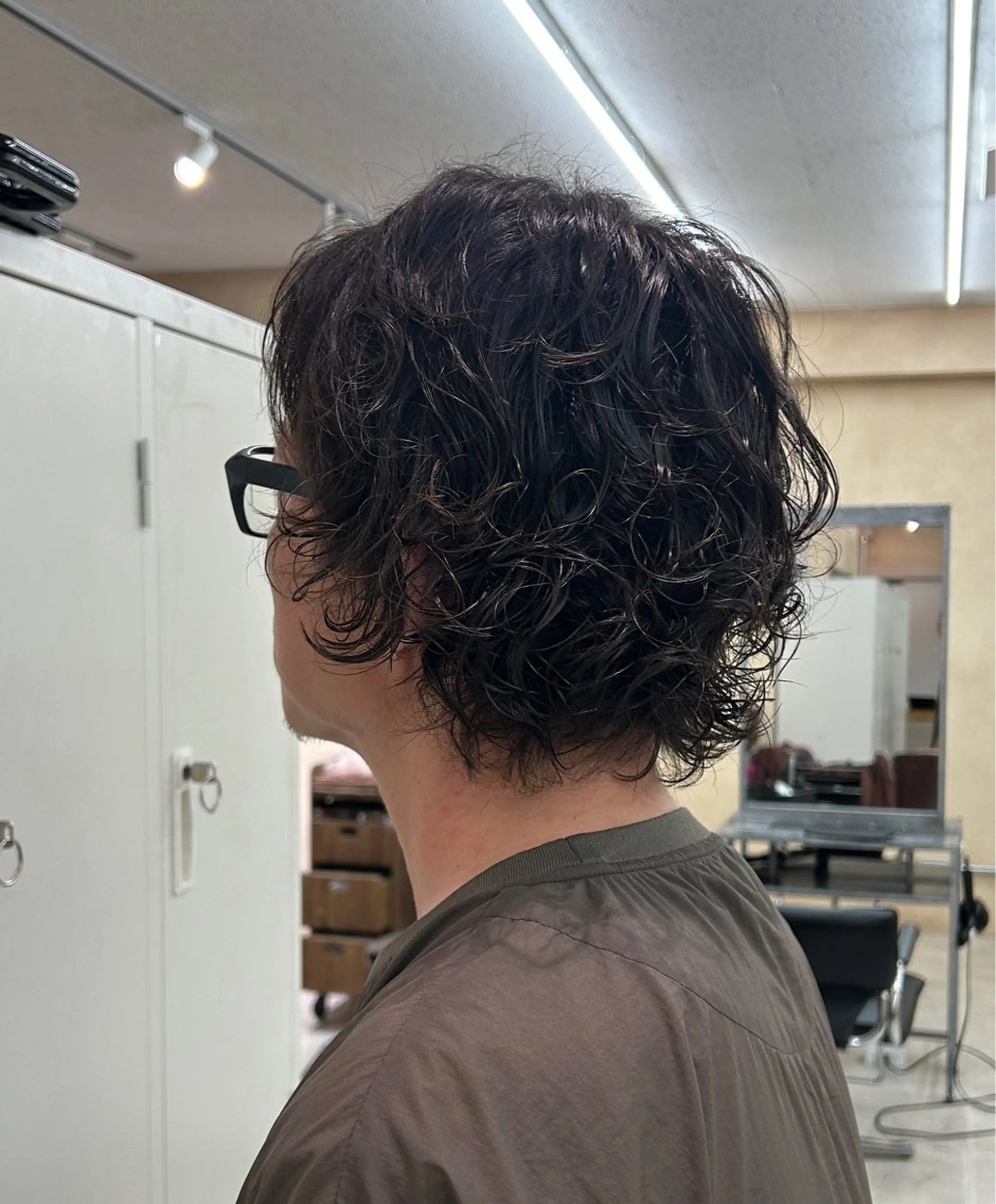 パーマ メンズ ボブ・パーマ特化 🌟フジタのヘアスタイル