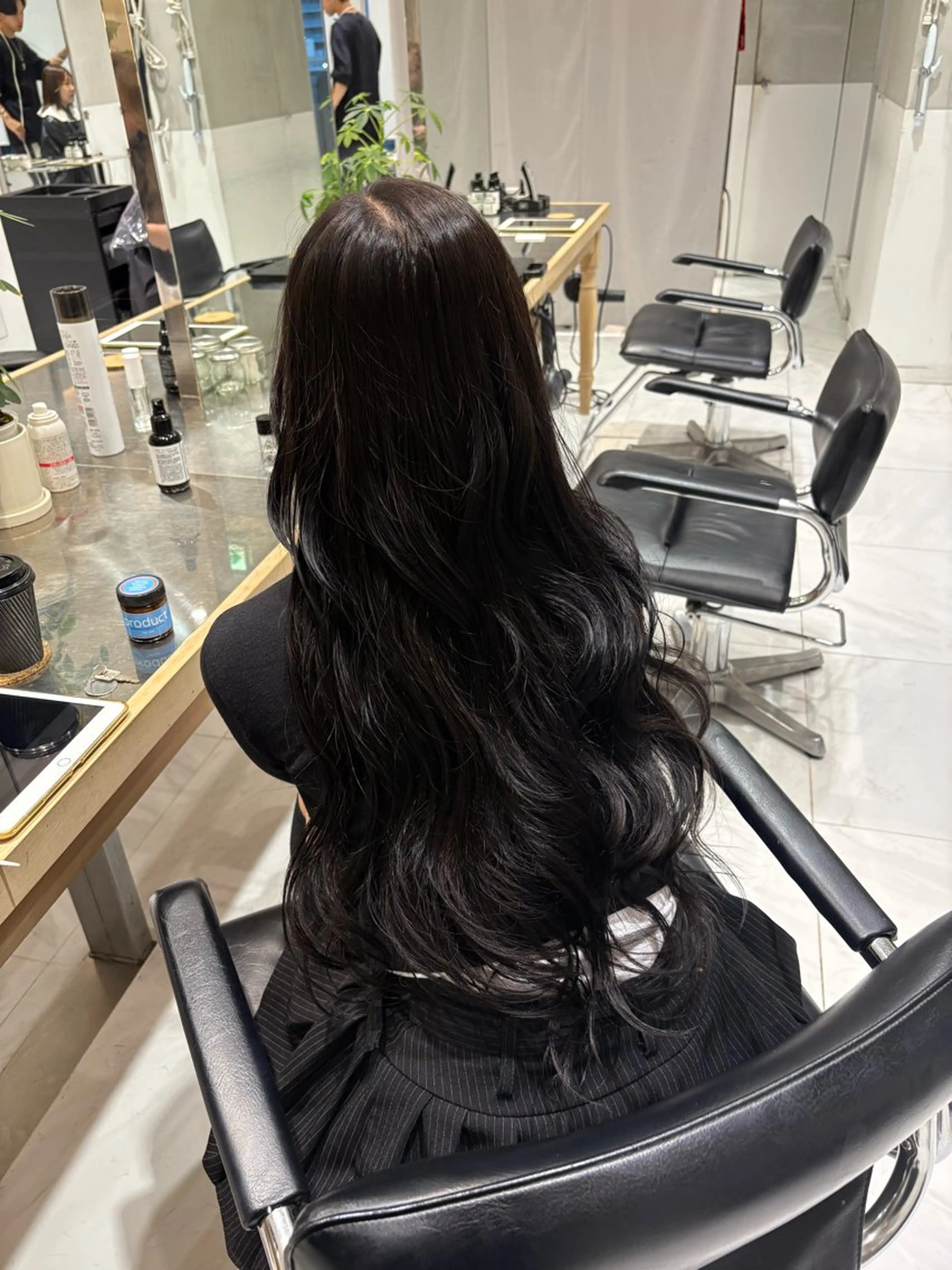 ロング カラー カット Rino🎀/盛れる 顔周りカット🪽✩のヘアスタイル