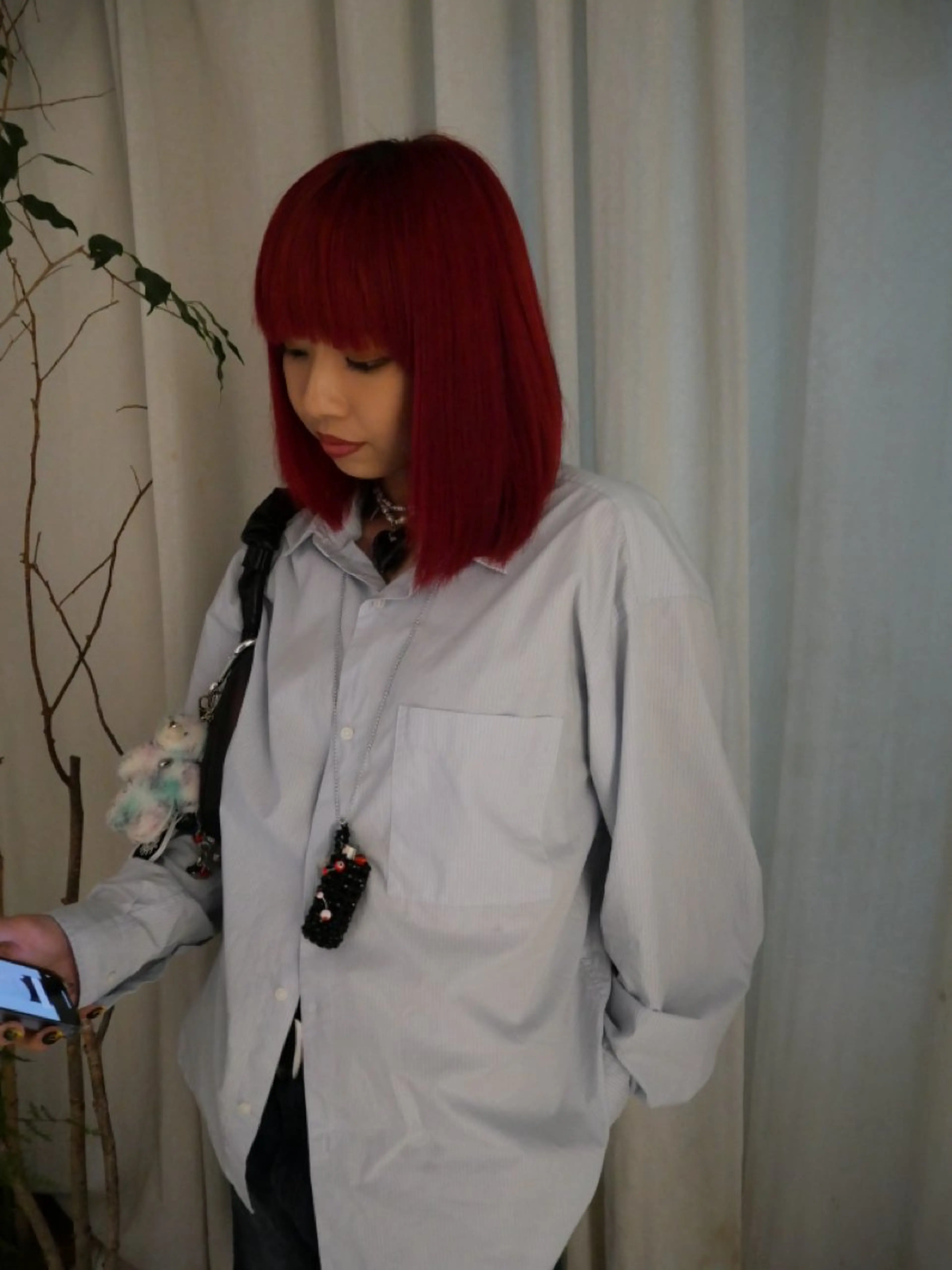 ミディアム カットモデル FILMSりくのヘアスタイル