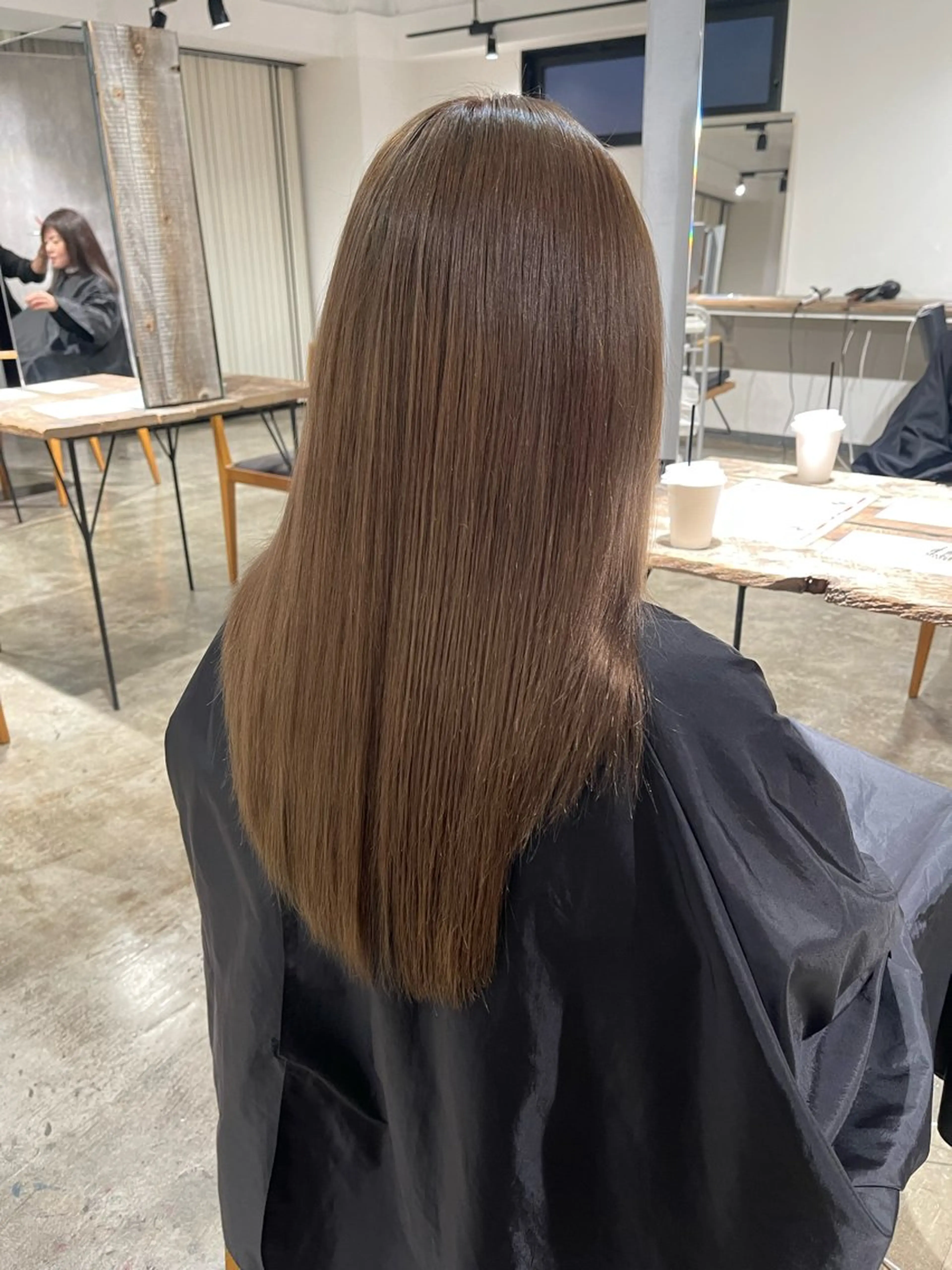 セミロング ヘアカラー メンズケアブリーチ 特化🔥村田のヘアスタイル