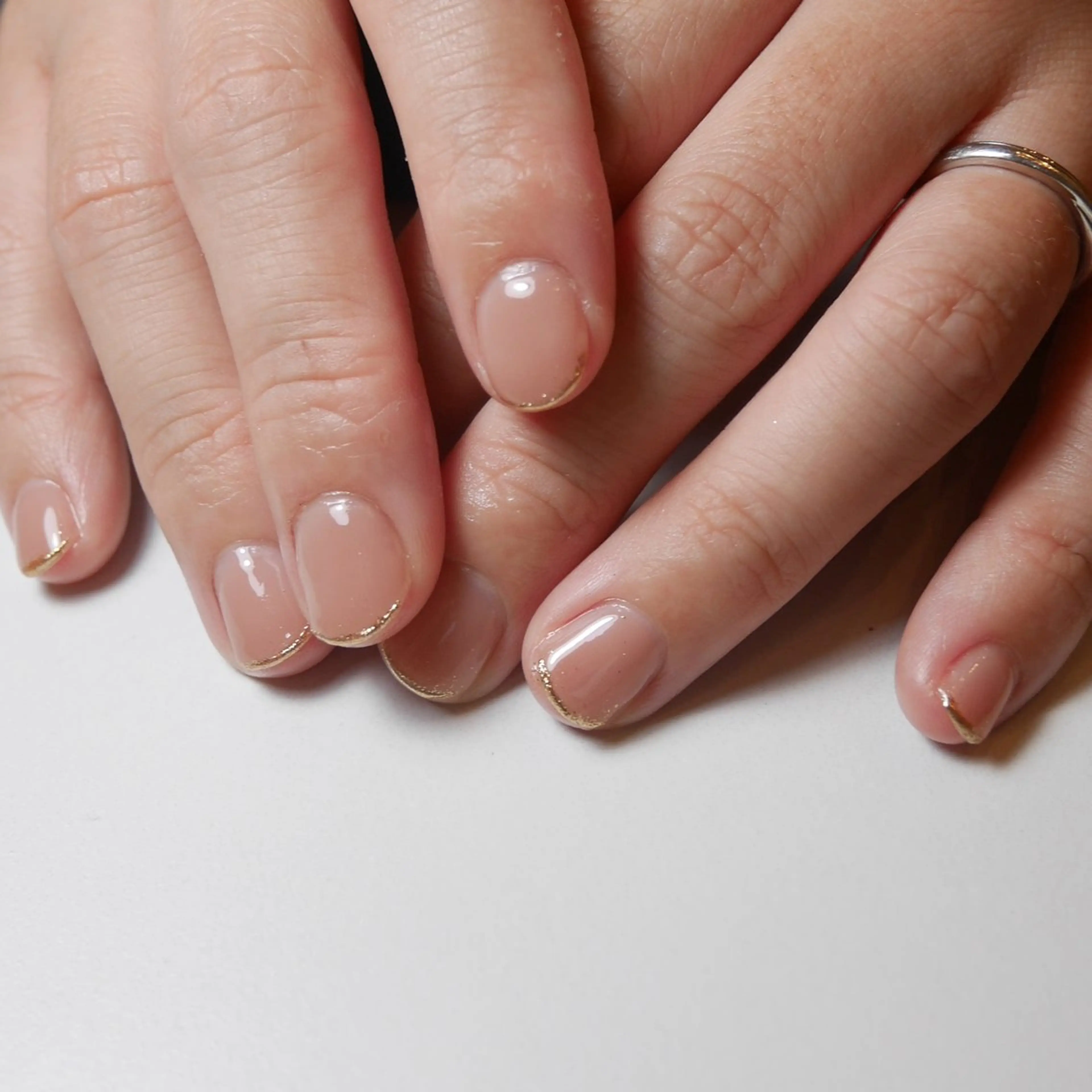 ネイル ミラーネイル オフィスネイル leanail yumiのネイルデザイン