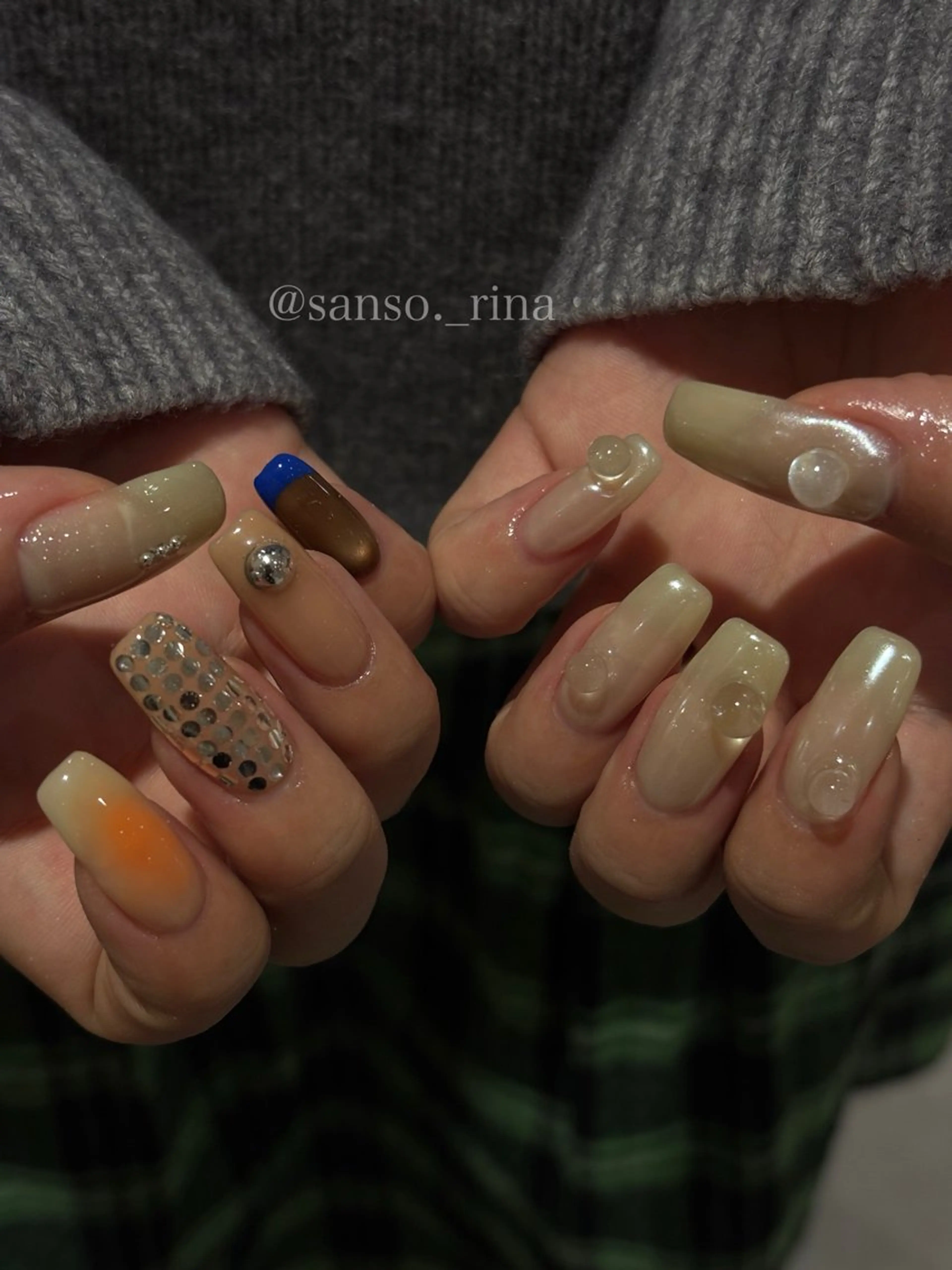 ネイル ハンドネイル フットネイル nuu 栄所属・早川 里奈のネイルデザイン