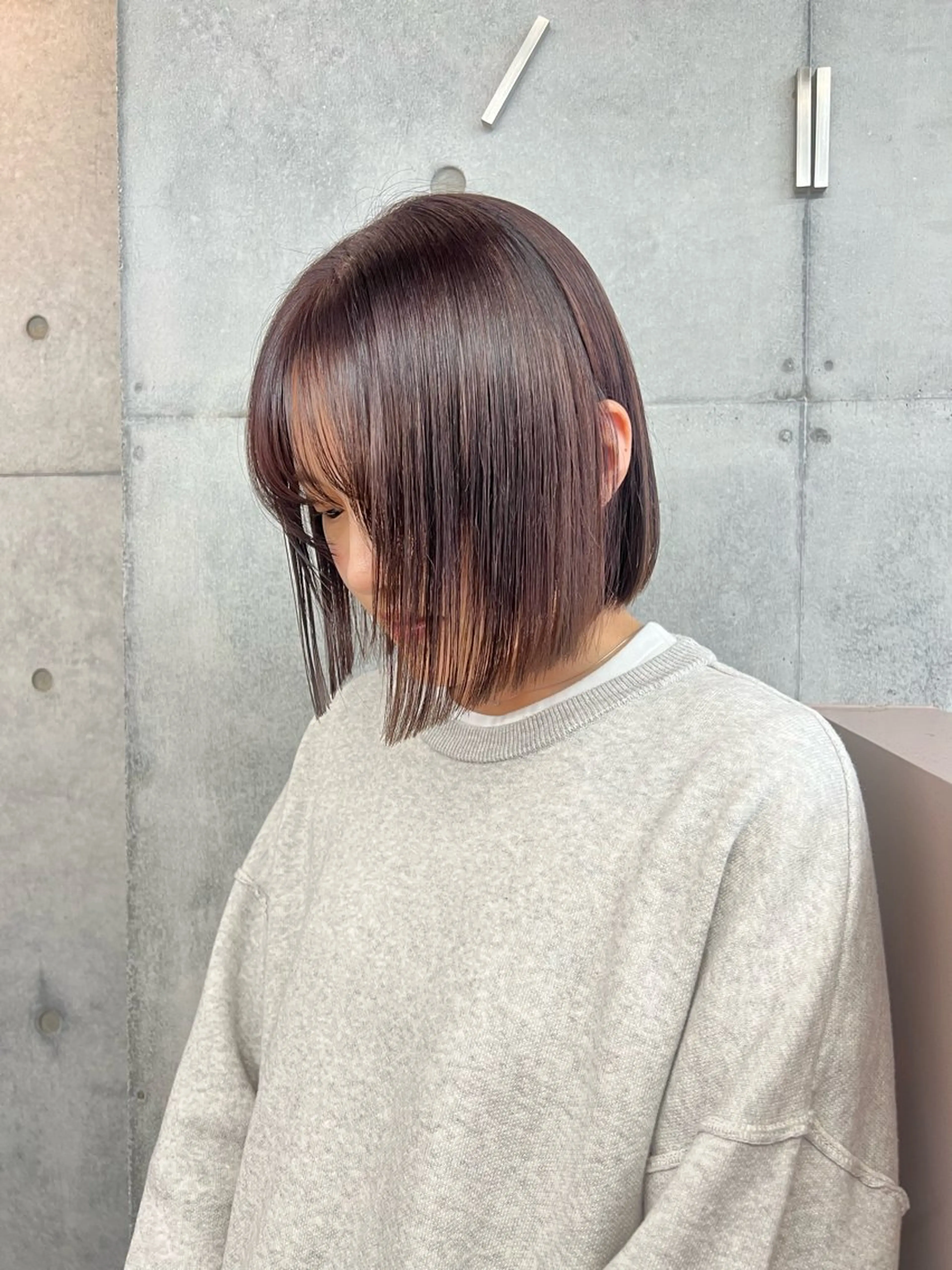 ミディアム カコ/レイヤーカット ヘアアレンジのヘアスタイル