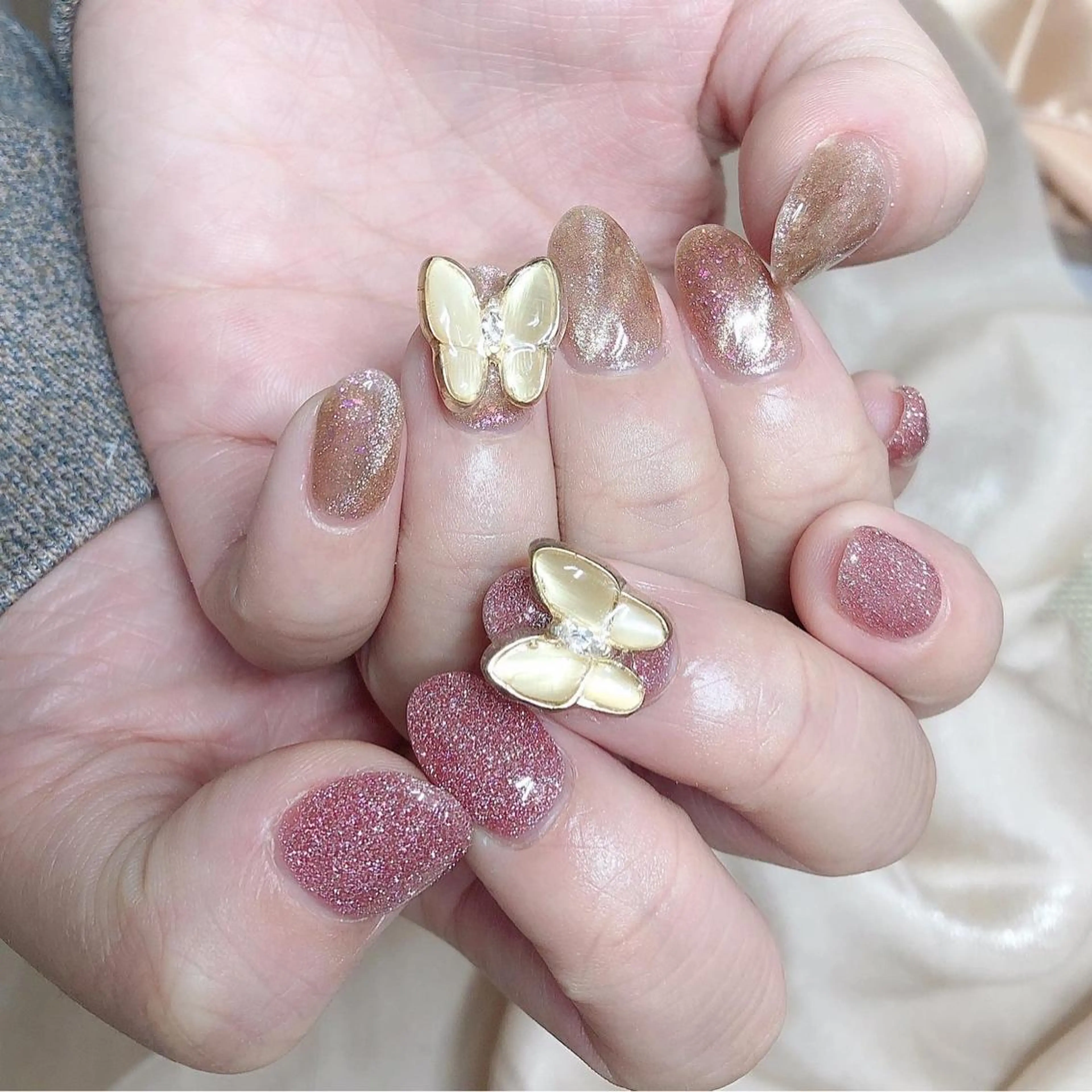 ミディアム ネイル Reonail 💕Kana💕のネイルデザイン