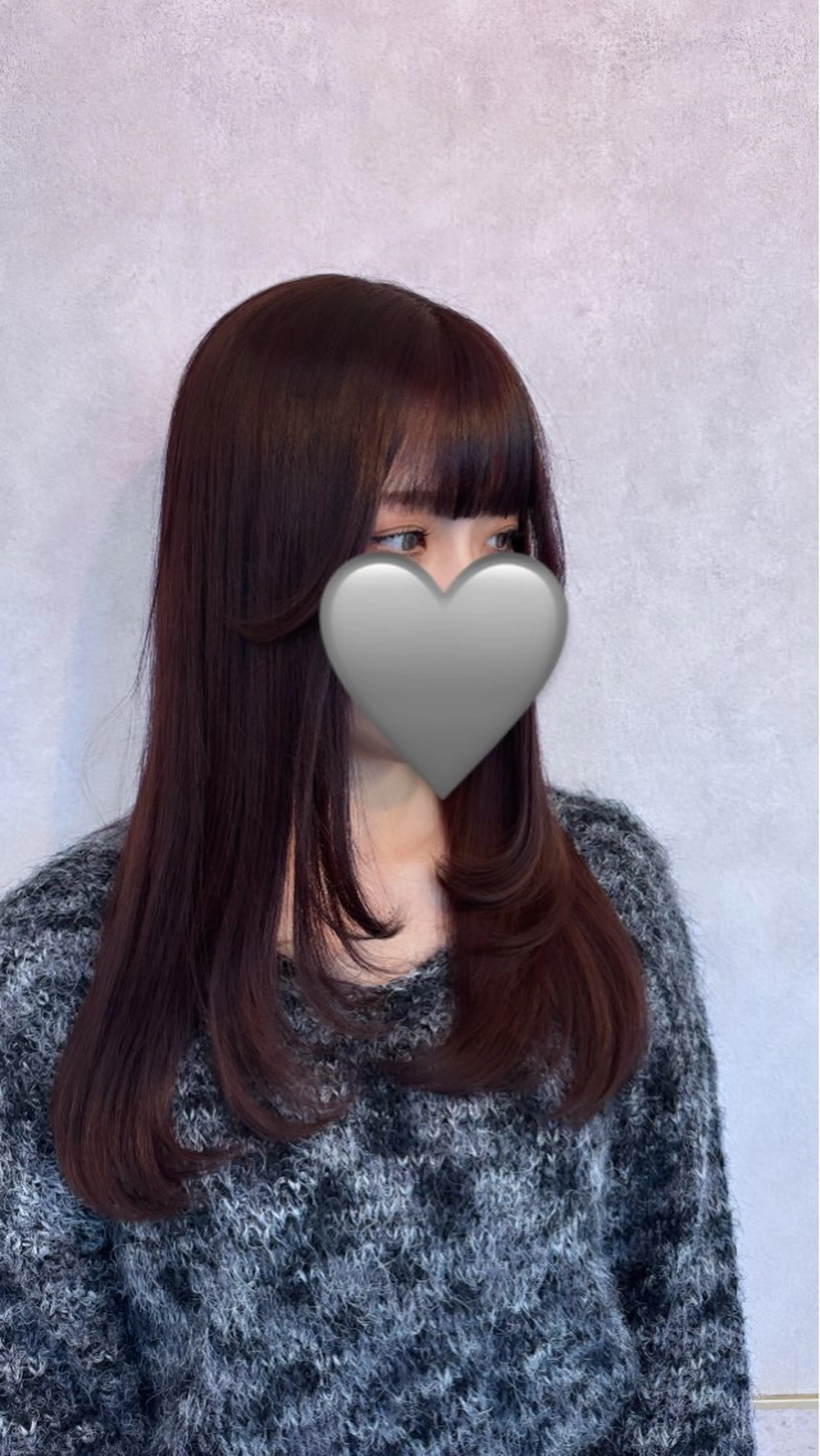 ロング 韓国風ヘア レイヤーカット カット ヘアカラー トリートメント 🎀しゅな/韓国 レイヤー/透明感♡のヘアスタイル