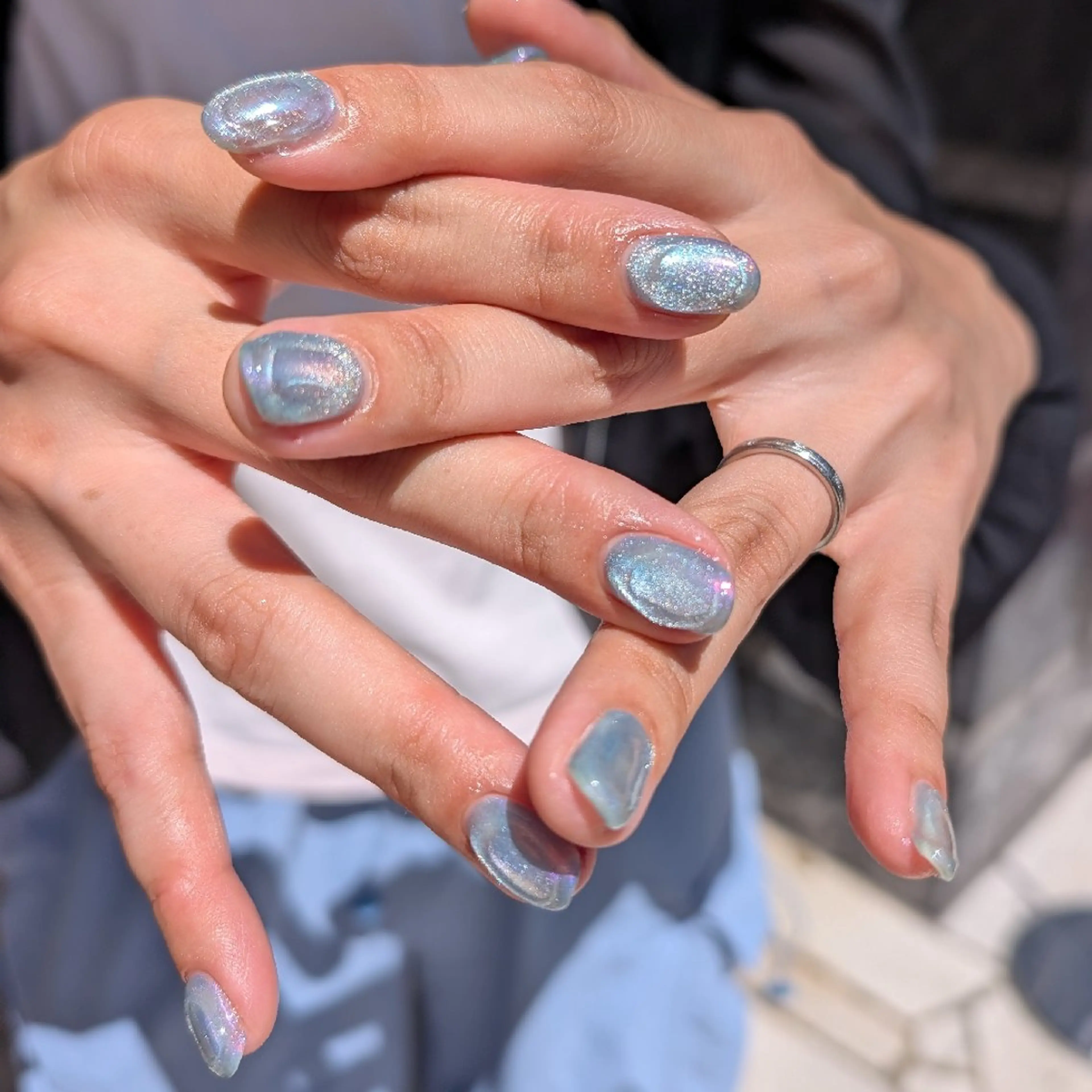 ネイル 氷ネイル・うるうるネイル ナリタ・ マミのネイルデザイン