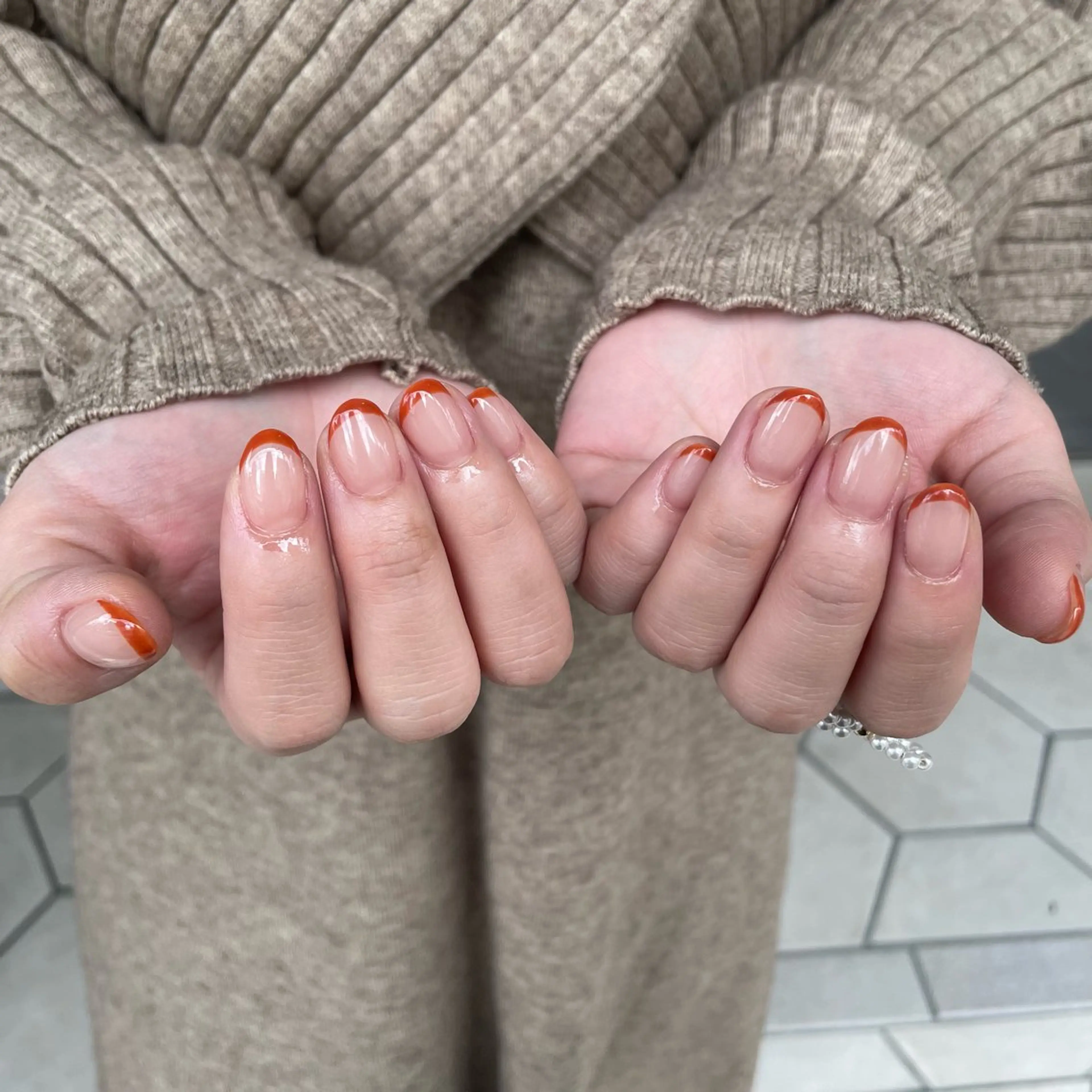 ネイル フレンチネイル Rommy suiのネイルデザイン