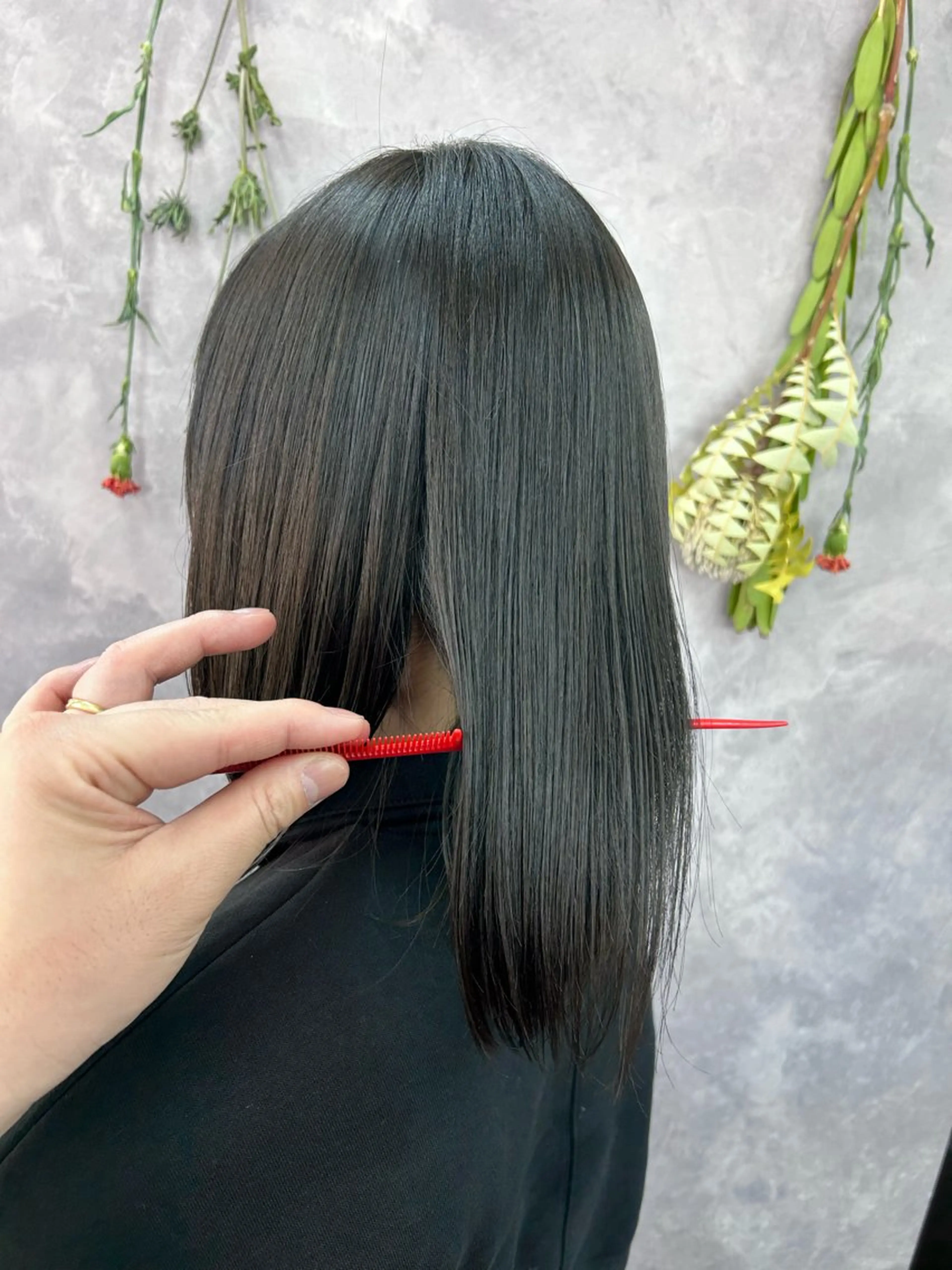 セミロング 縮毛矯正 AN'TIA小作代表 ⭐︎kazuma⭐︎のヘアスタイル