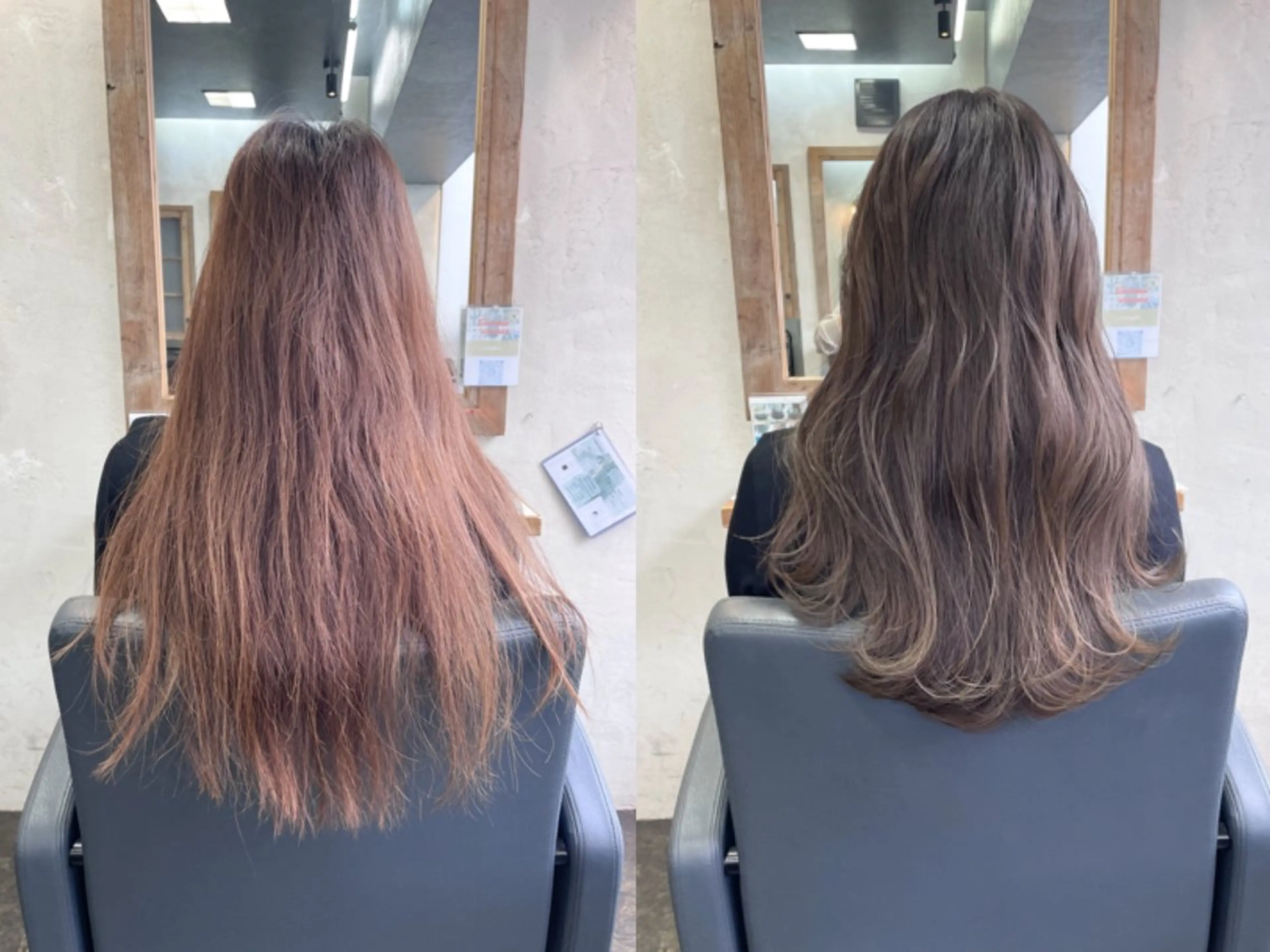 ミディアム カラー ブリーチ ダブルカラー ハイライトカラー ブリーチなしカラー ハイライト カット ヘアカラー トリートメント シアカラー×髪質改善 技術保証/浦前翼のヘアスタイル