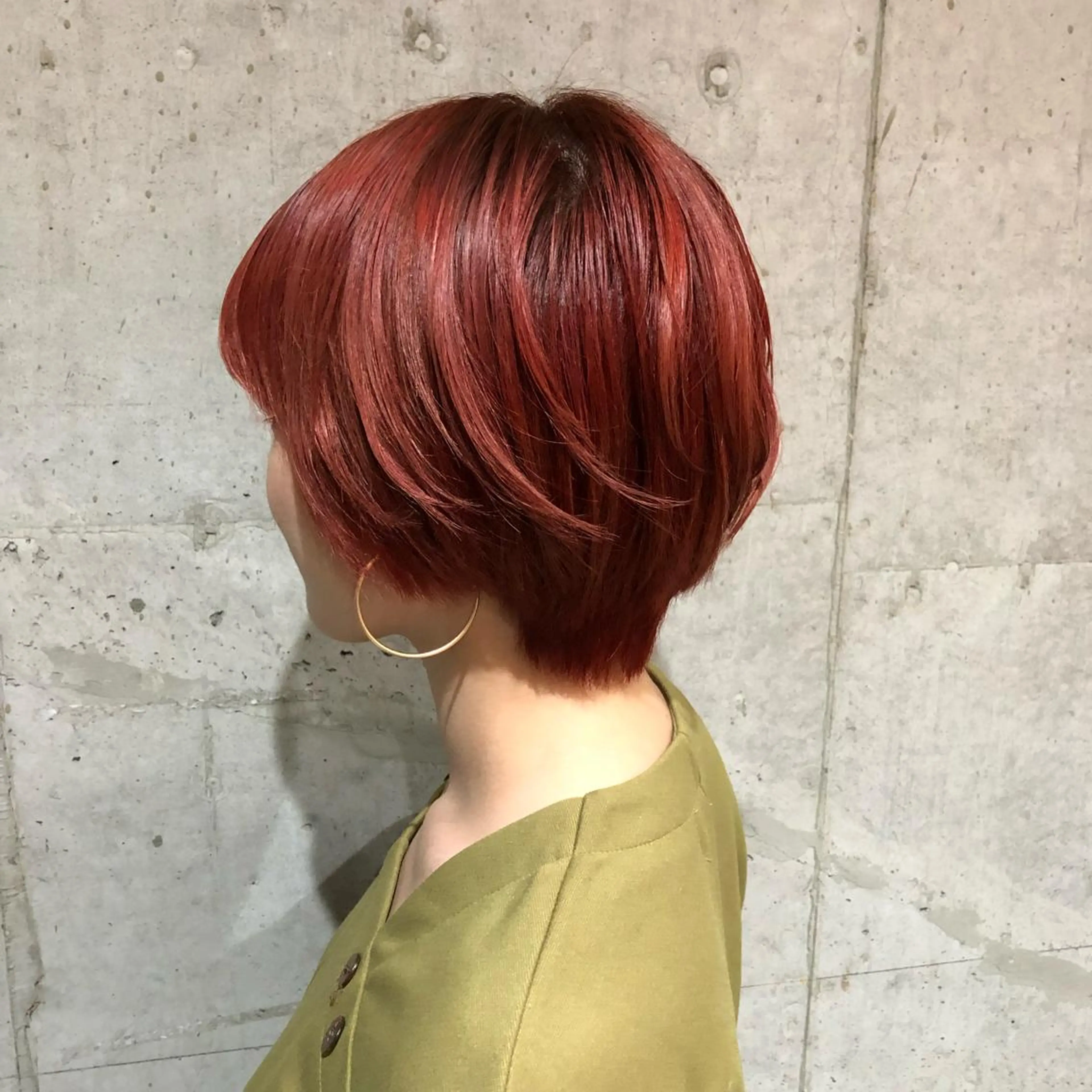 ショート カラー 三宅 涼馬のヘアスタイル