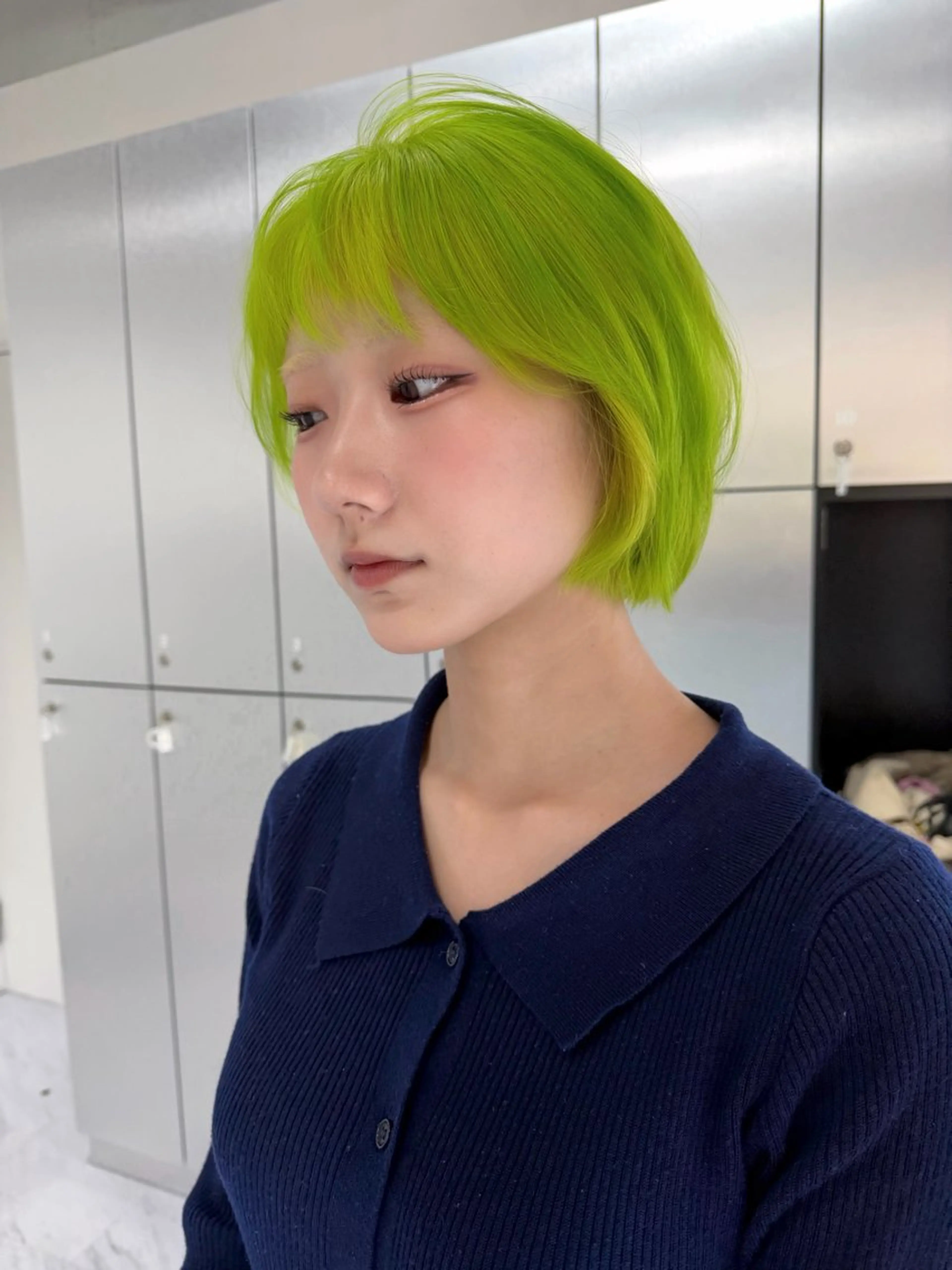 ショート カラー ベージュカラー ブリーチ ケアブリーチ デザインカラー ダブルカラー ヘアカラー TATSUブリーチ/ ミルクティーベージュのヘアスタイル