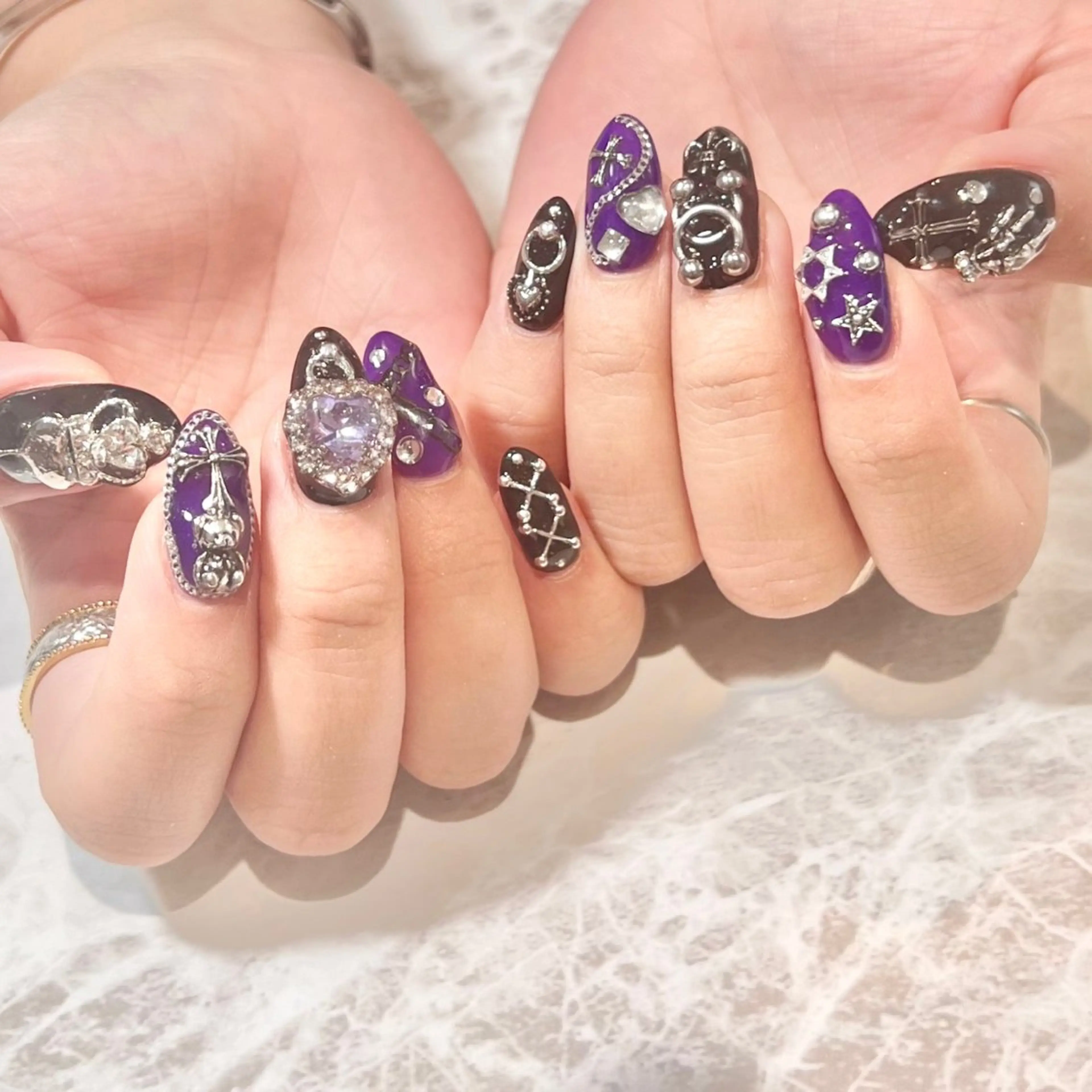 《ゴテゴテ派手ネイル》画像持込◆再現アート150分コース∗*ﾟの写真