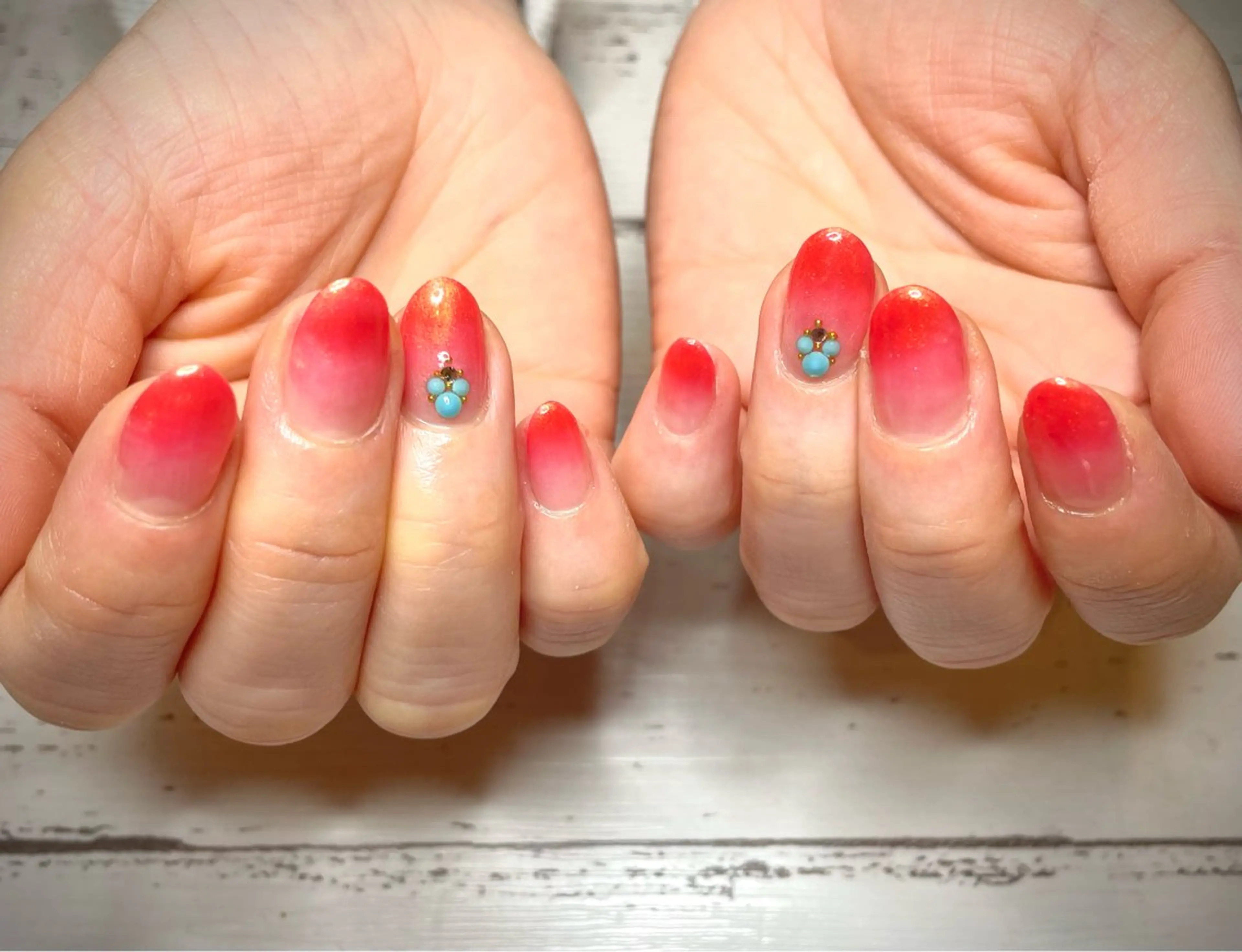 ネイル グラデーション ハンドネイル 💎女性専用💎浅草 /蔵前/押上makiのネイルデザイン