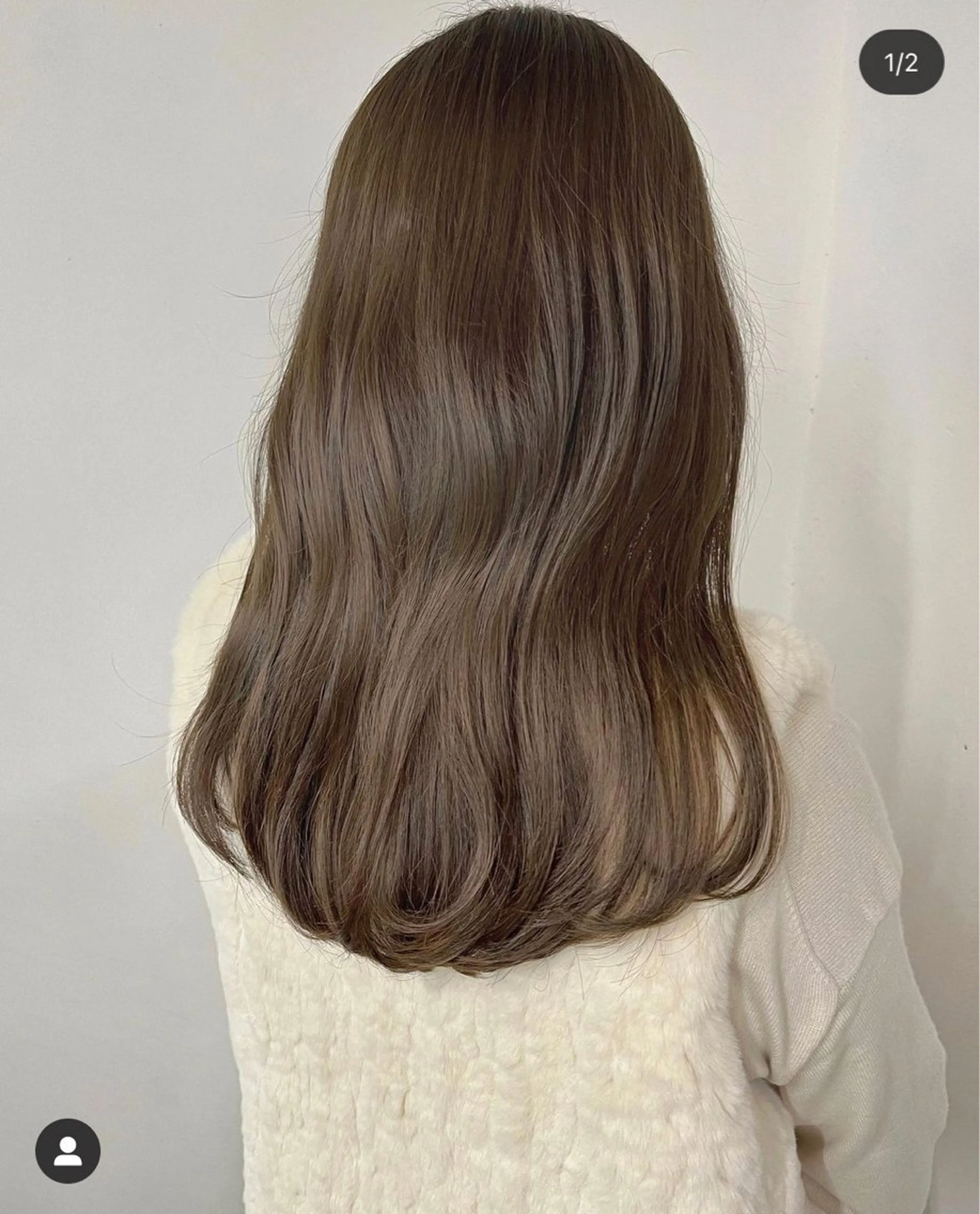 ミディアム アッシュ Ａ'SHU.F所属・神崎 一洋のヘアスタイル