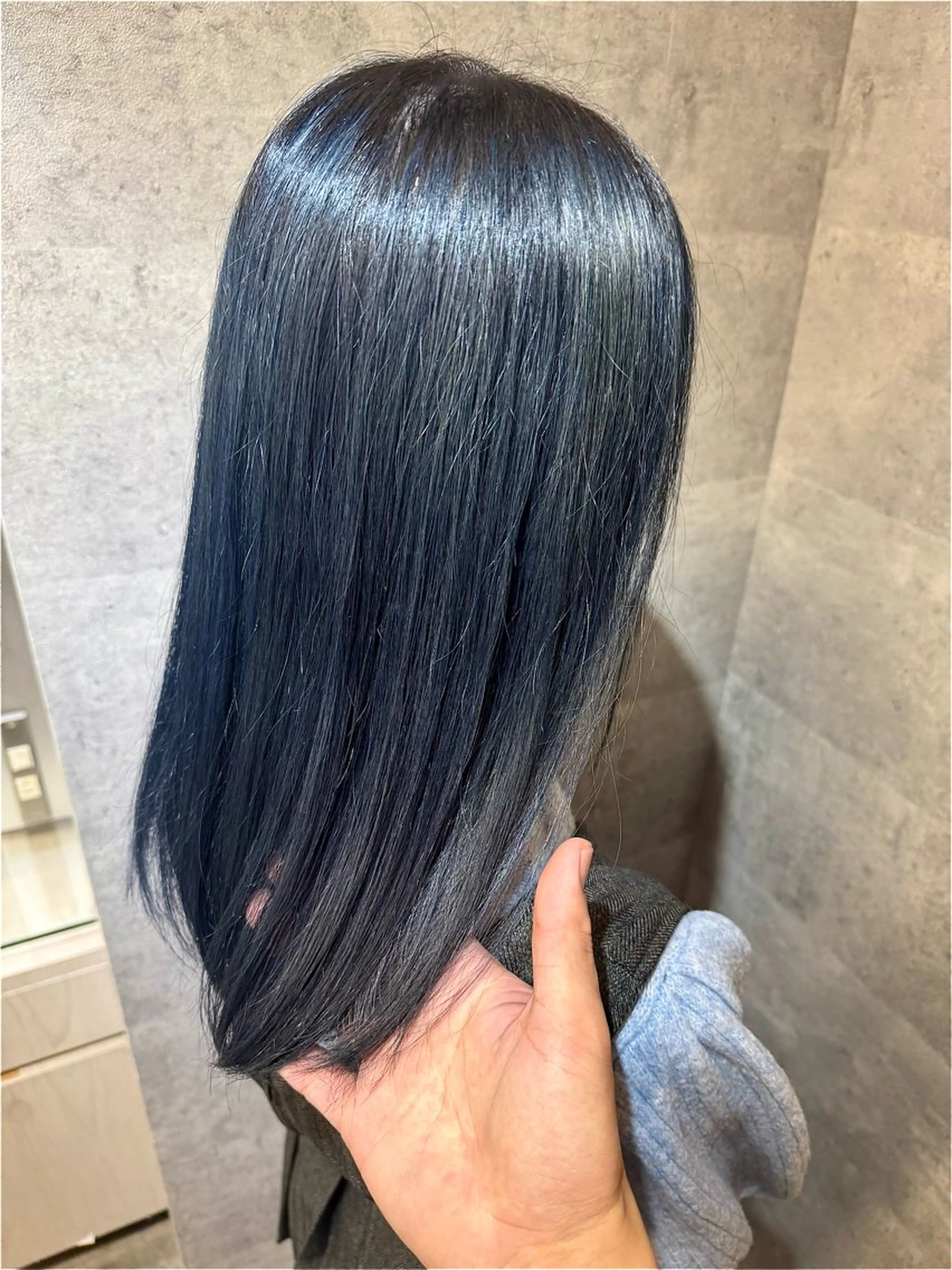 セミロング 髪質改善 レイヤーカット トリートメント ヘアカラー 髪質改善池袋𓊆 大士𓊇ダブルカラーのヘアスタイル