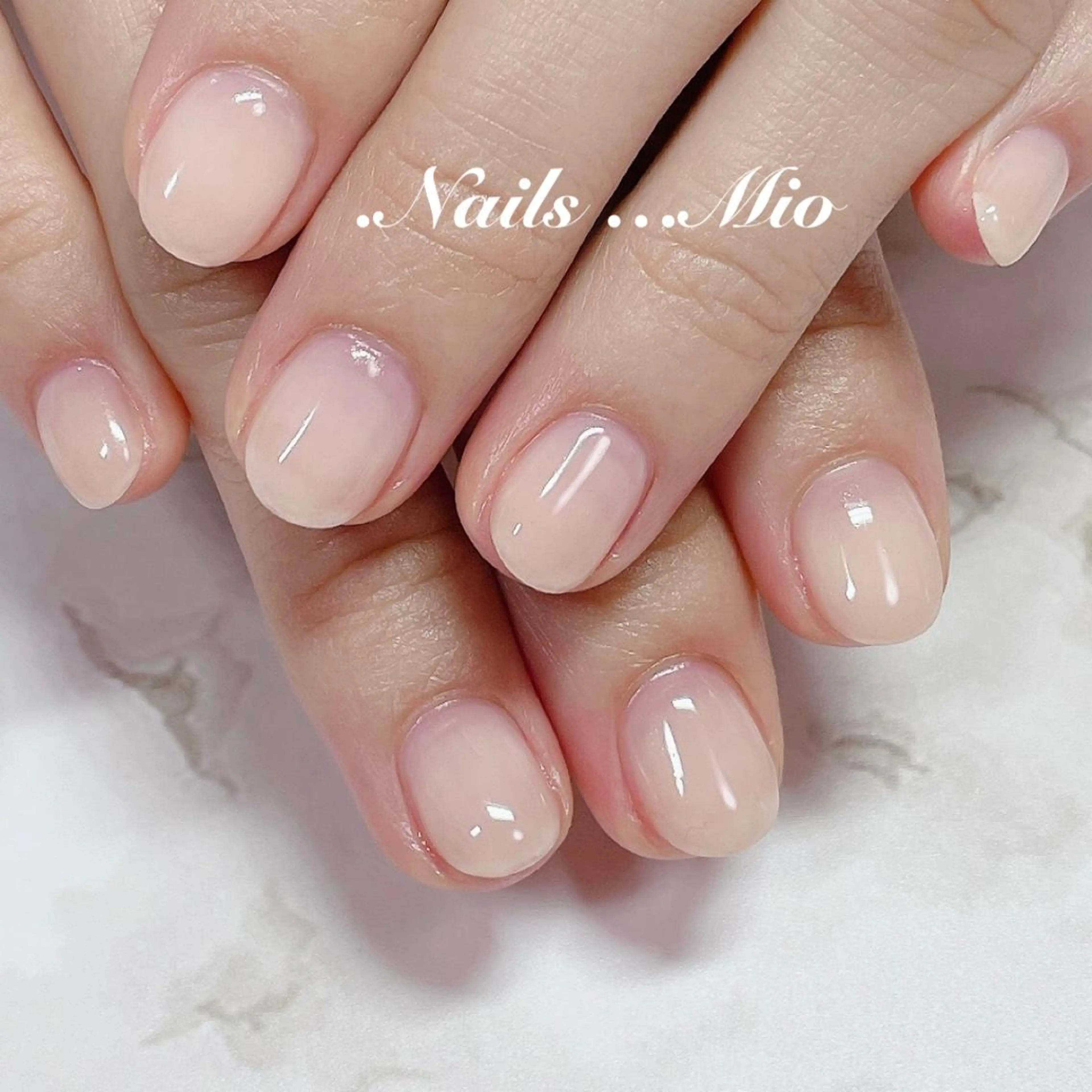 ネイル ジェルネイル ワンカラーネイル .Nails Mio 赤羽西ネイルサロンのネイルデザイン