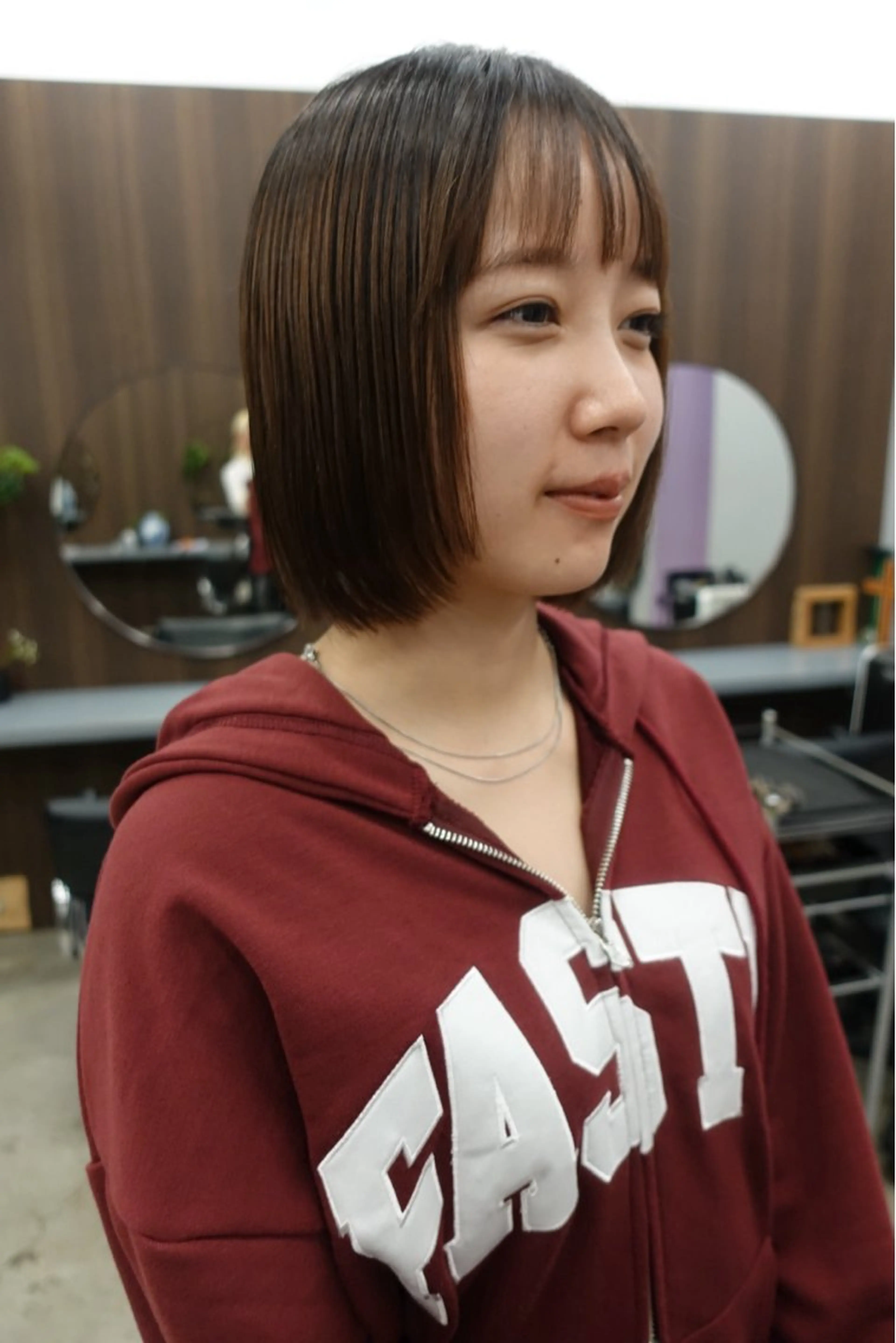 ミディアム カラー ボブ 広美◎ <hiromi>のヘアスタイル