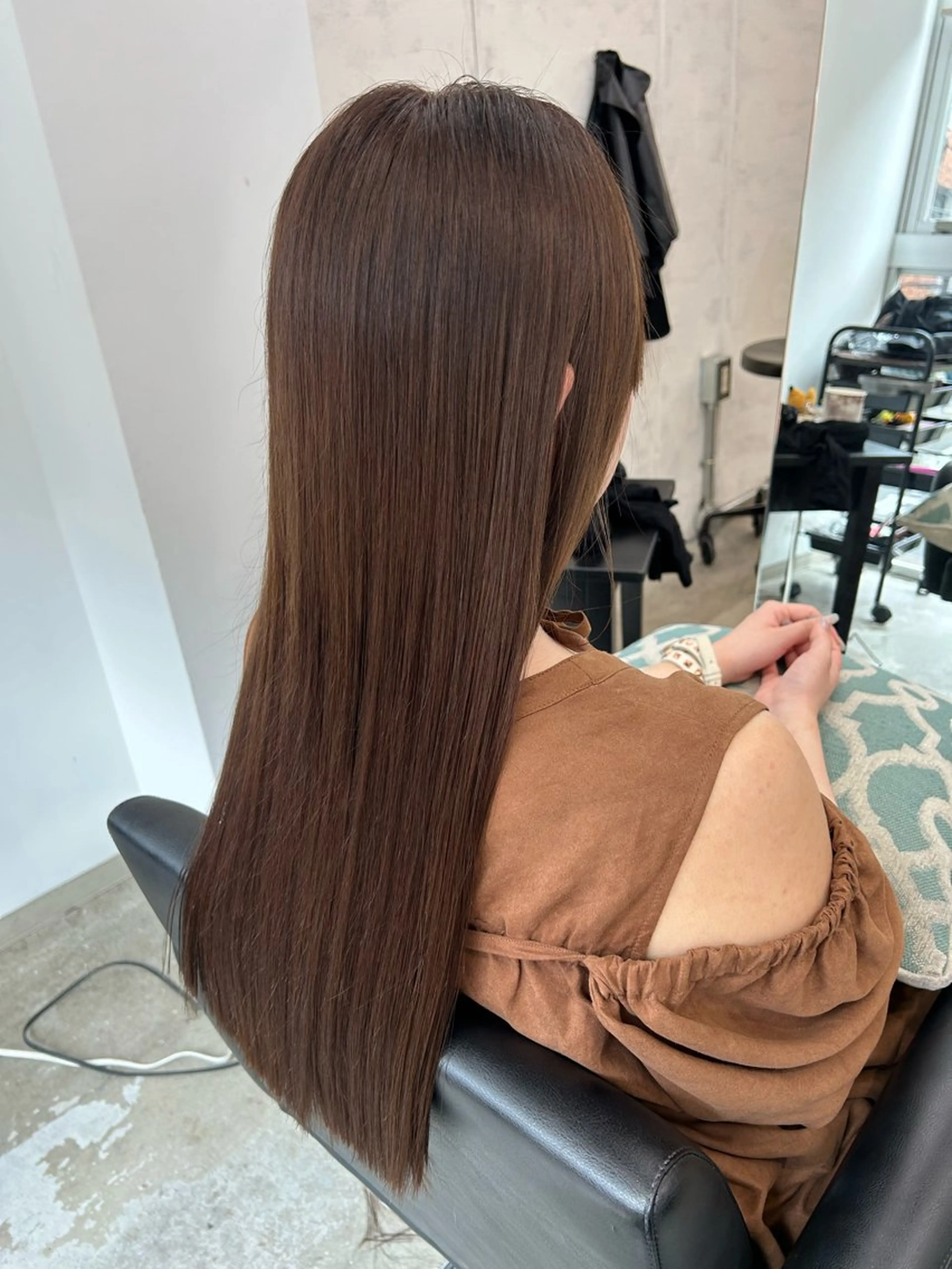 ロング 透明感カラー・ 髪質改善🩵イケダのヘアスタイル