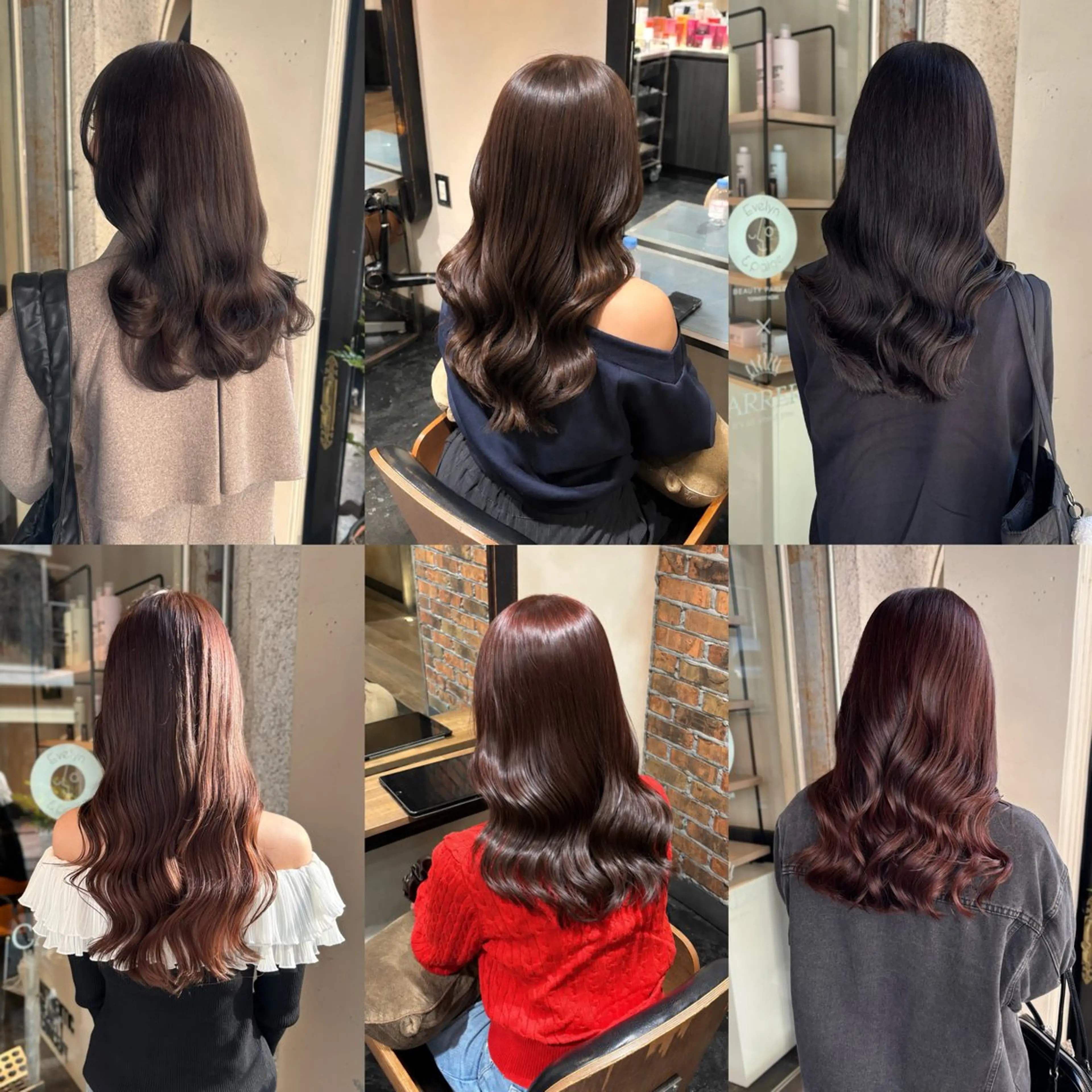 ロング カラー カット ヘアカラー トリートメント 芦刈 咲来のヘアスタイル
