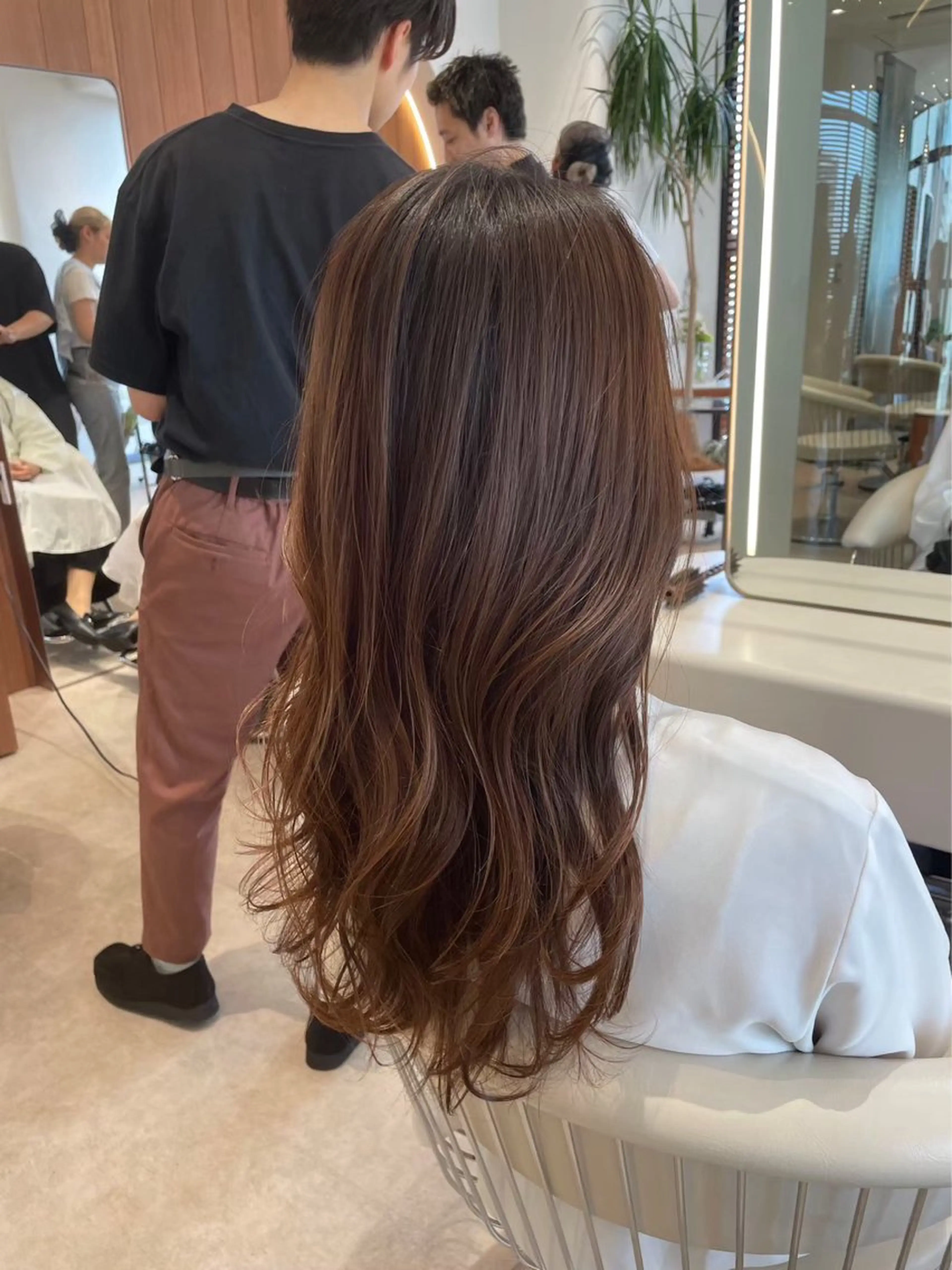 カラー ヘアカラー トリートメント メンズショート/ピン パーマ/新宿/フウガのヘアスタイル