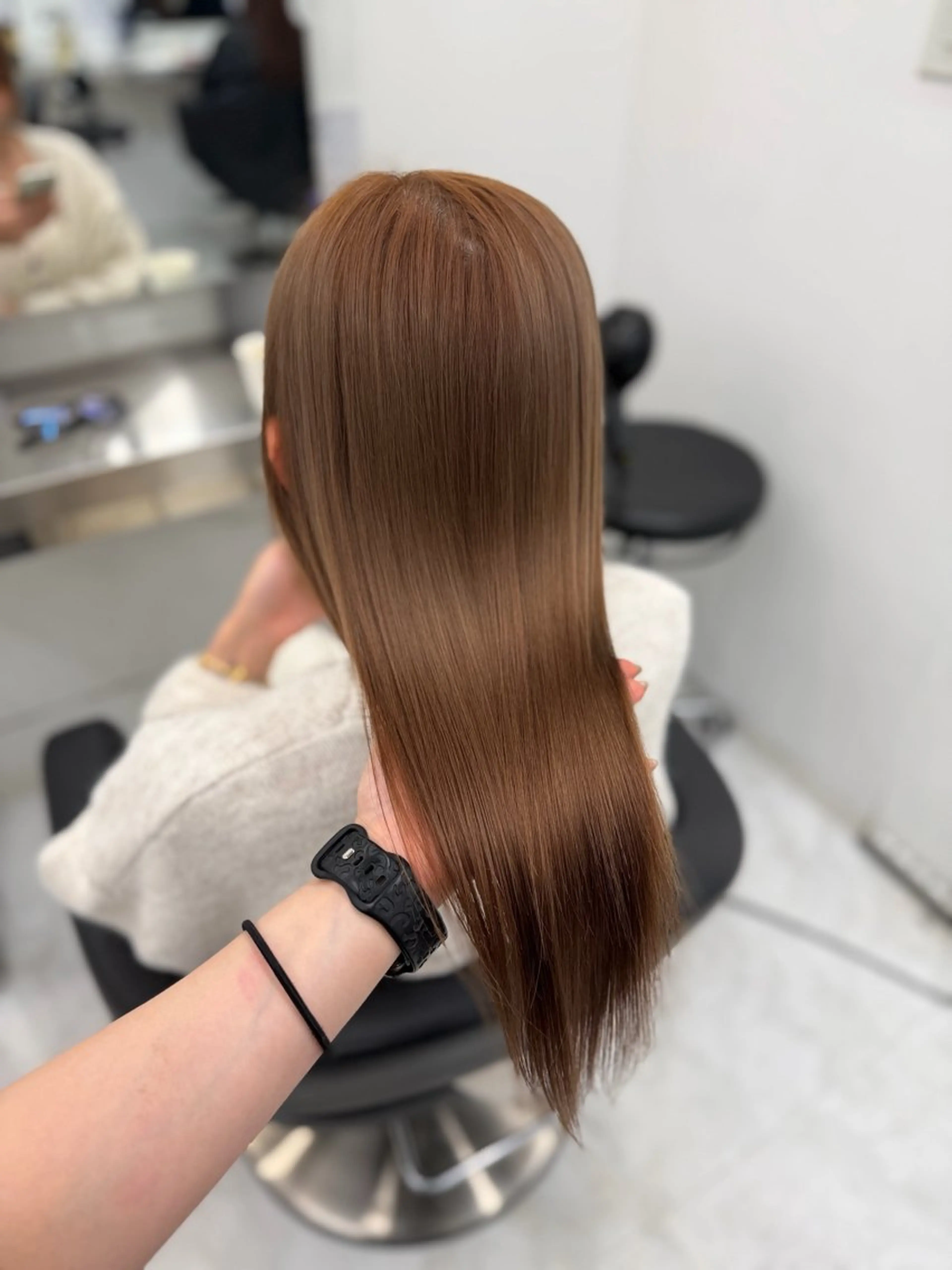 カラー ヘアカラー トリートメント 透ける透明感カラー 🎀anju/渋谷のヘアスタイル