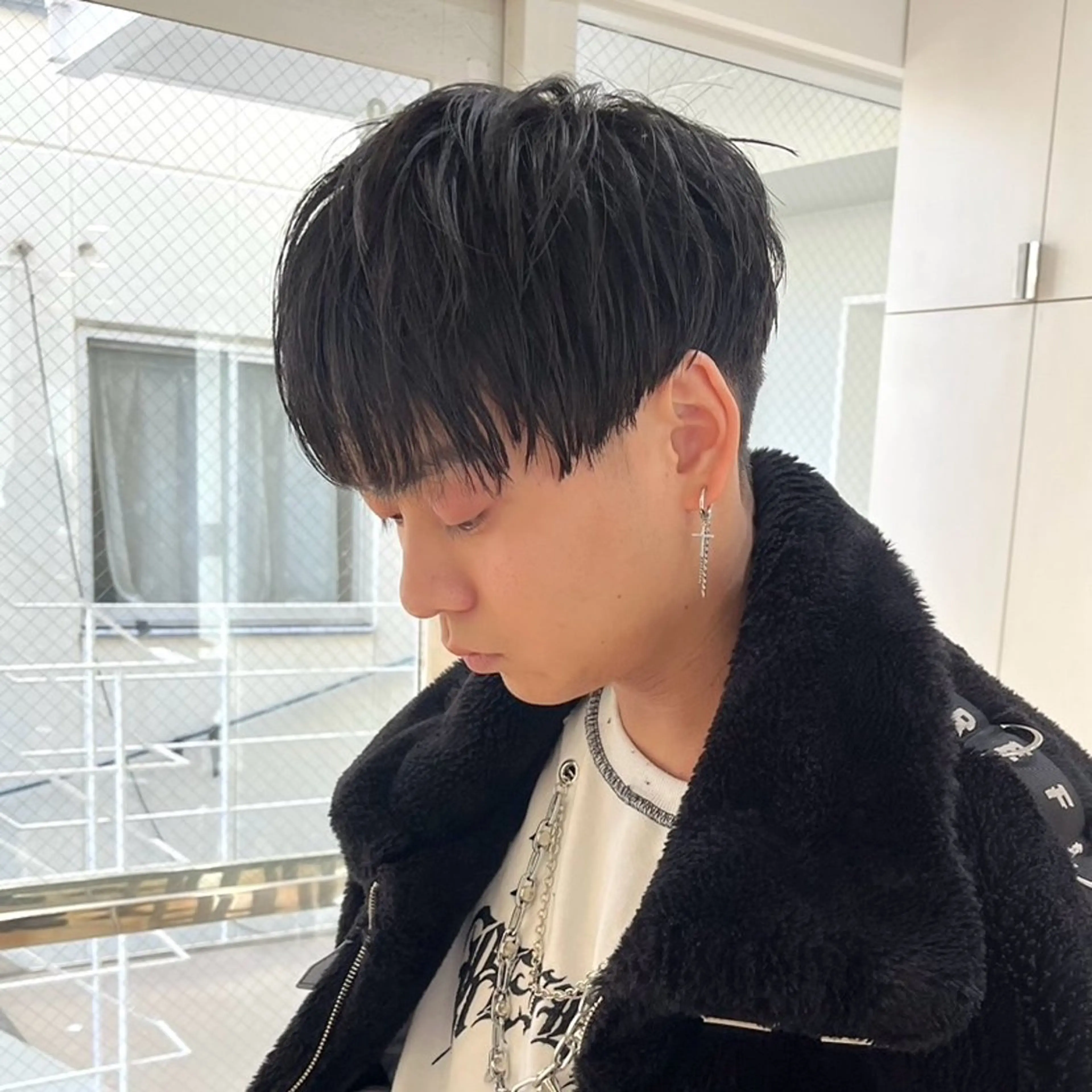 メンズ カット サラ艶/韓国ヘア ︎🌟璃奈 (ﾘﾅ)のヘアスタイル