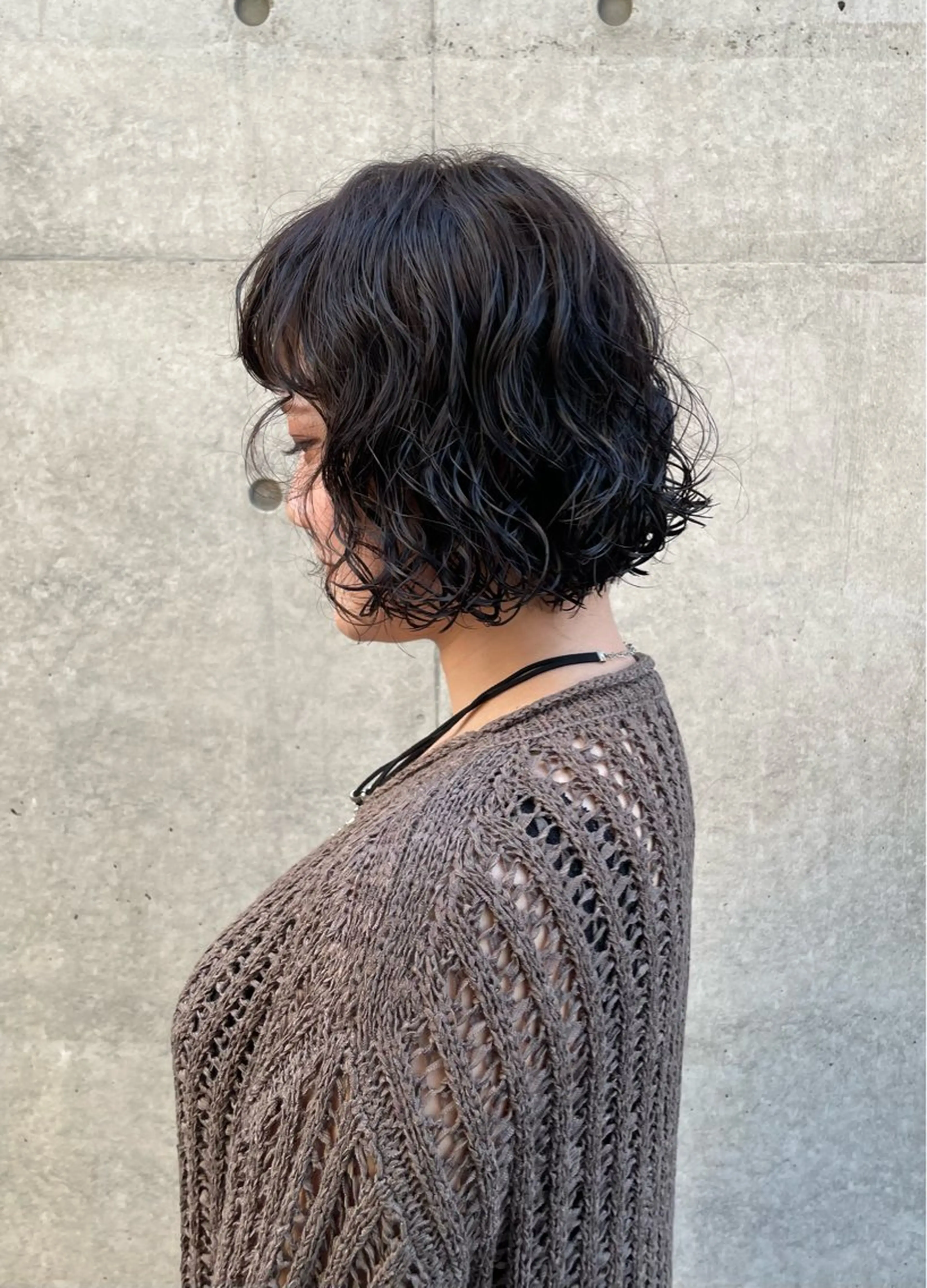 ショート パーマ カット ヘアカラー パーマ トリートメント ボブ／パーマ指名 No. 1🍃れんとのヘアスタイル