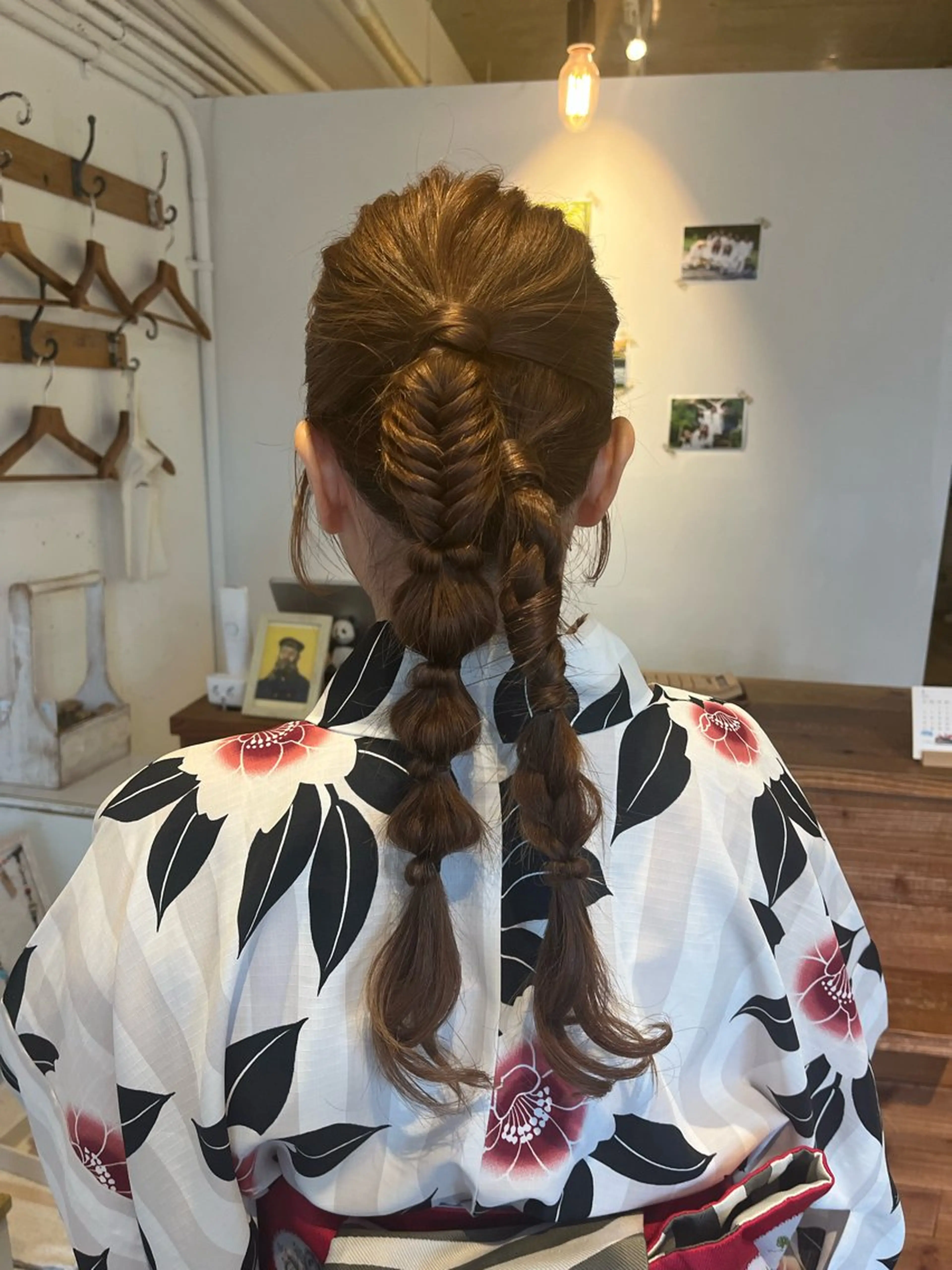 セミロング ヘアセット 大塚 陽彩のヘアスタイル