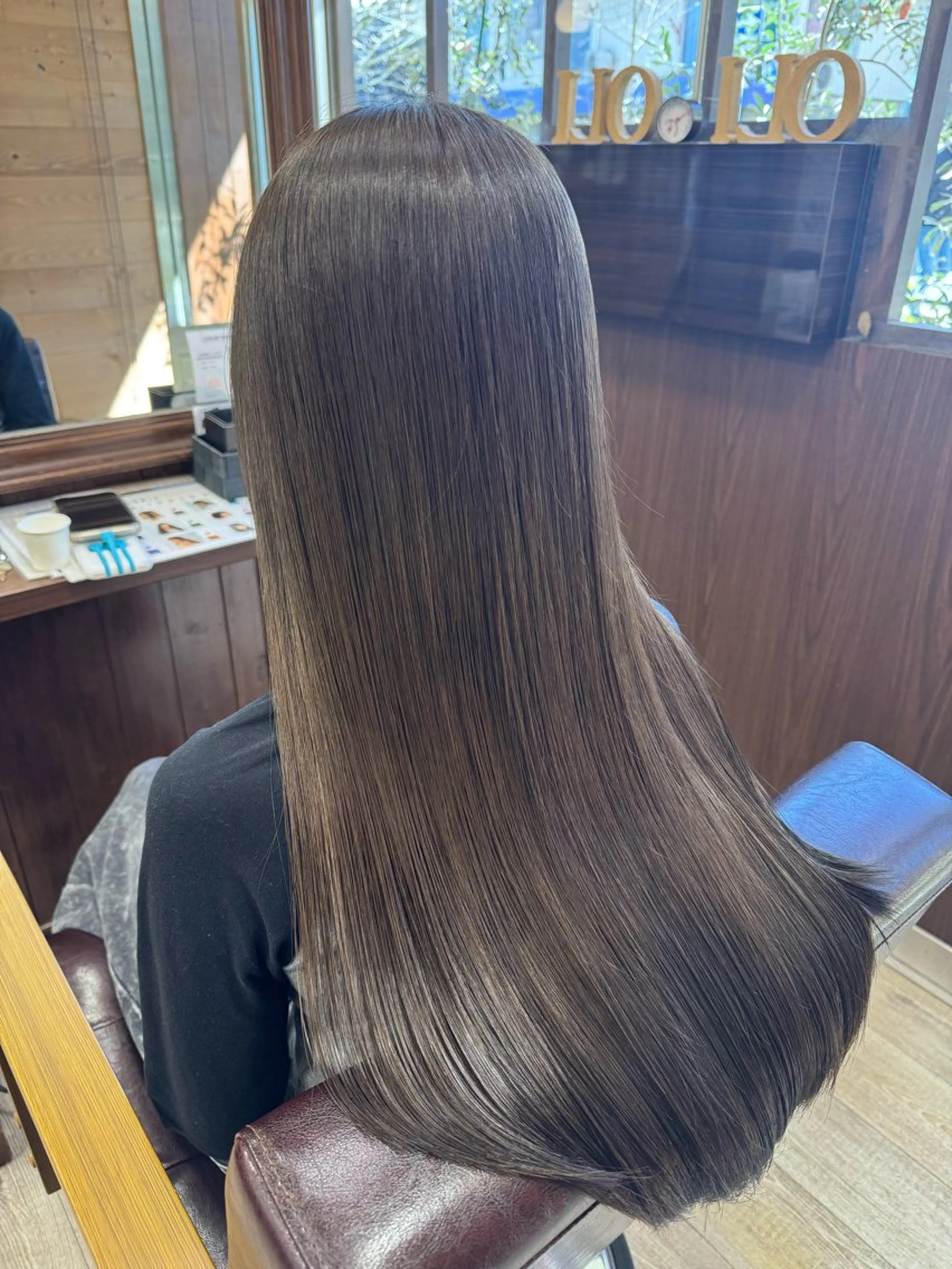 セミロング ヘアカラー トリートメント メンズカット/透明感 カラー/河端悠花のヘアスタイル