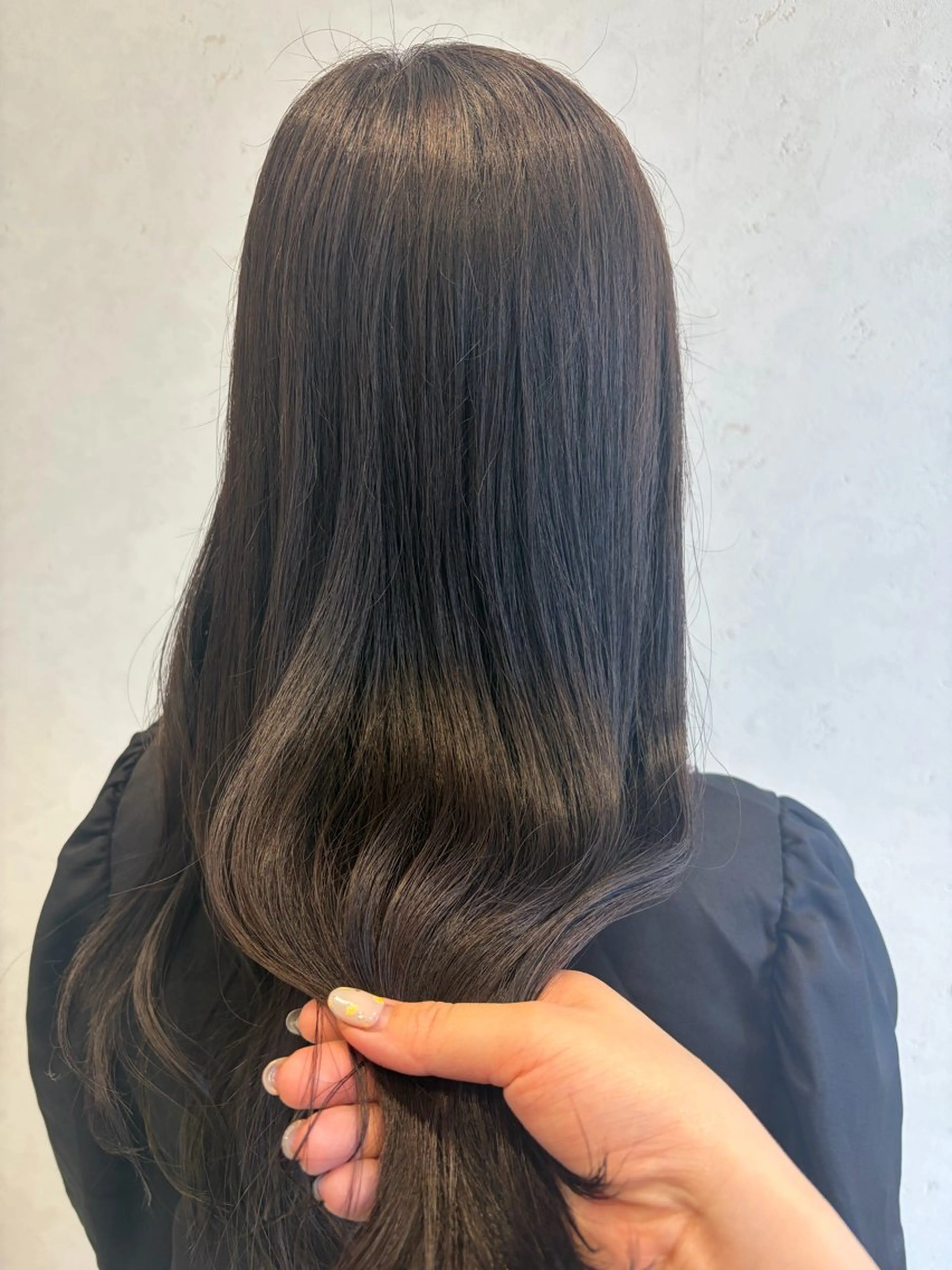 セミロング ヘアカラー トリートメント ナチュラル／透明感 💎maoのヘアスタイル