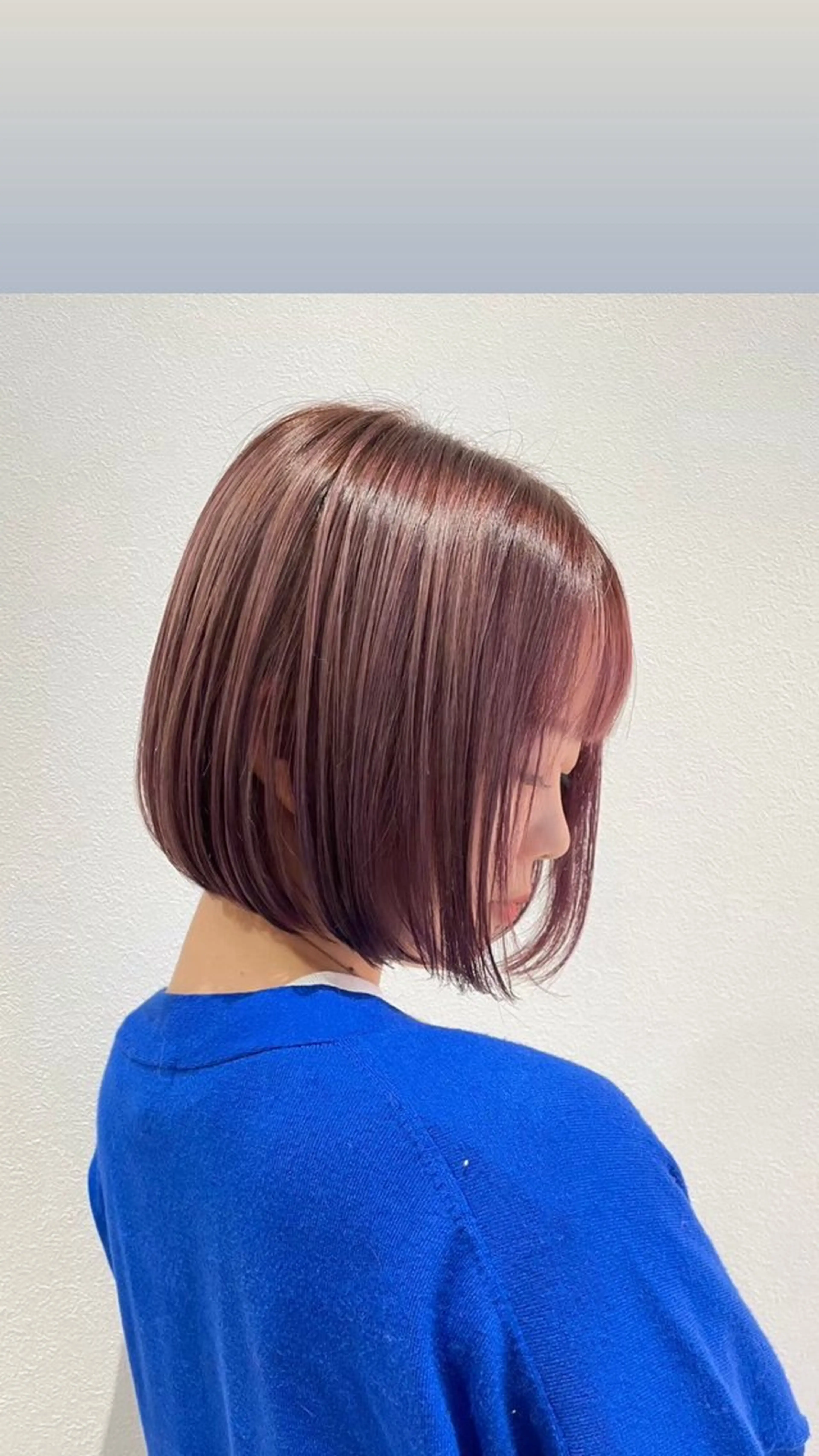 【🦋minimo限定🦋】カット✄﻿+艶カラー+marbb🫧💓頭皮クレンジングとカラーで美しい髪に🩵の写真