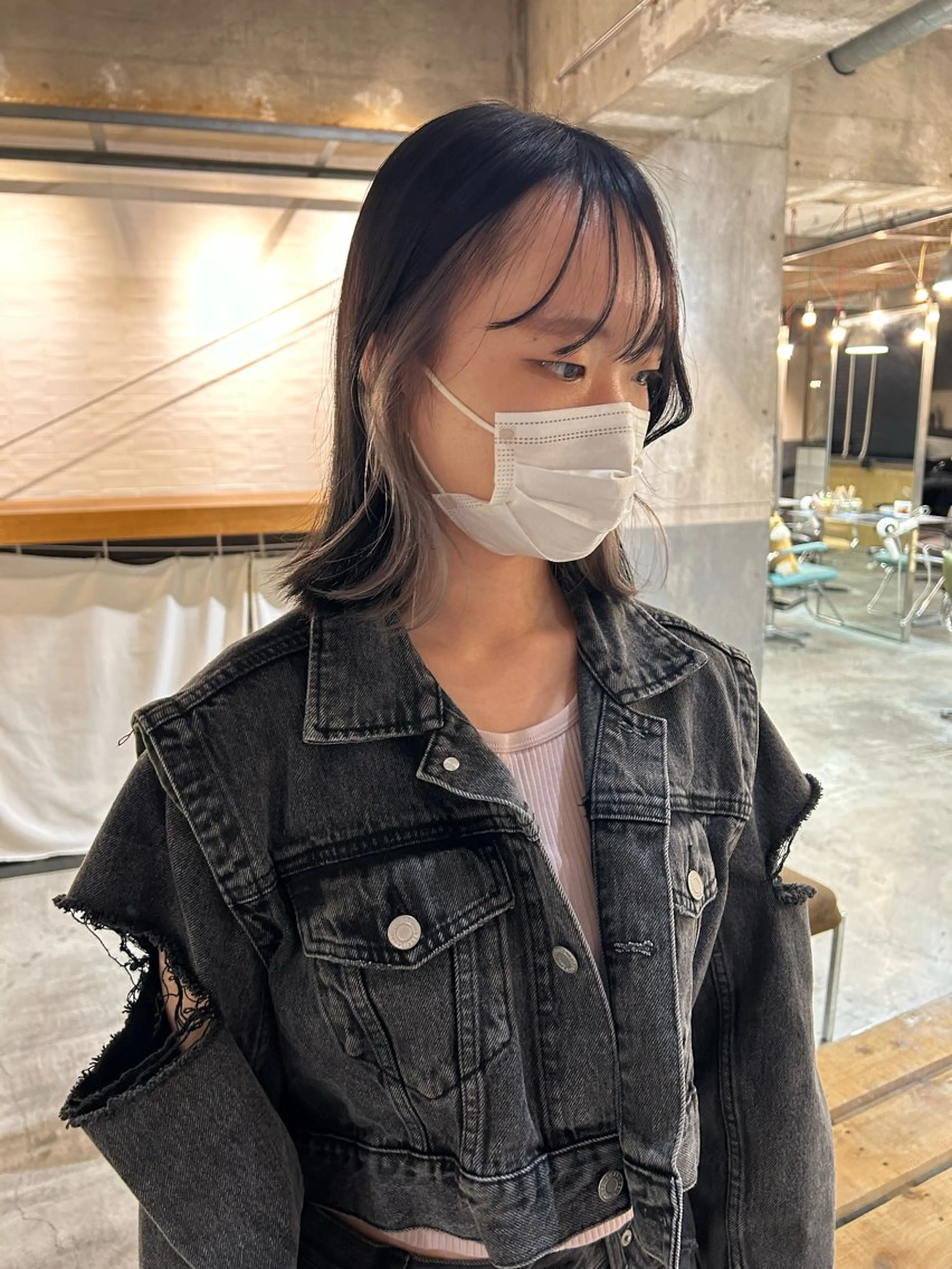 ミディアム カラー 海外レイヤー /NAGISAのヘアスタイル