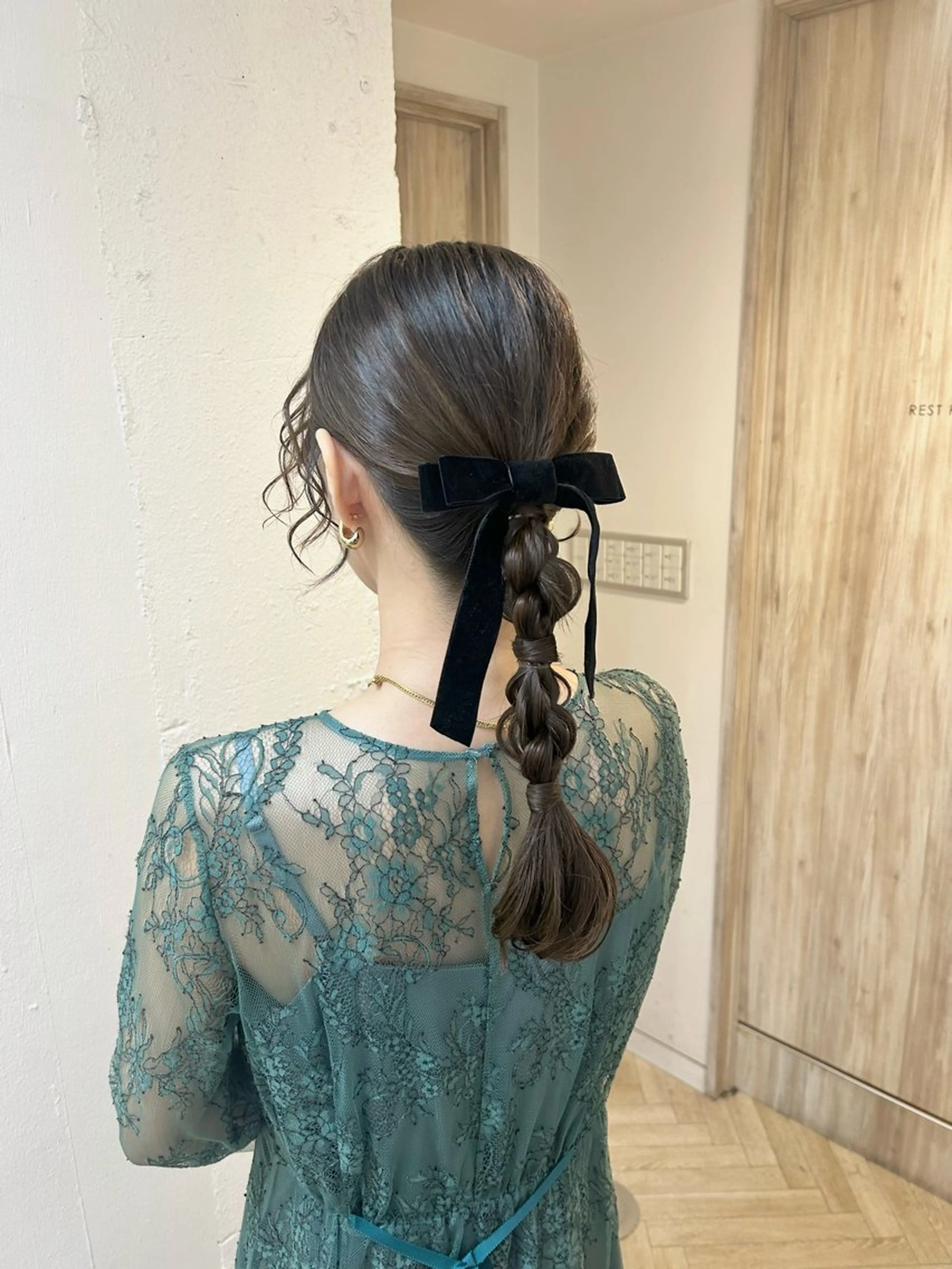 ヘアアレンジ ヘアセット ♛︎ きっか ♛︎ ヘアアレンジ🩵のヘアスタイル