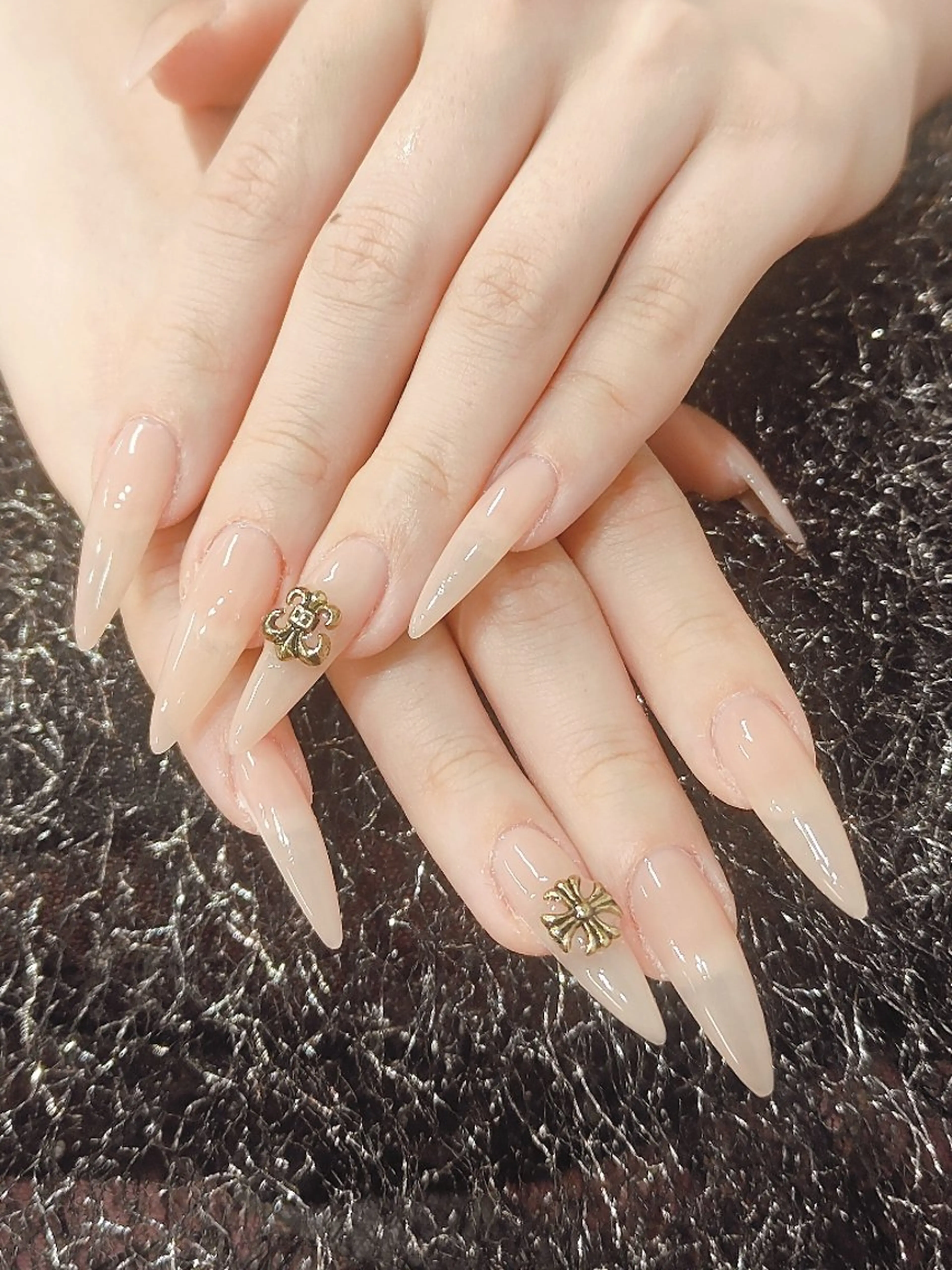 ネイル 成人式 フラッシュネイル フレンチネイル ジェルネイル グラデーション Lya Nail_ Umikoのネイルデザイン