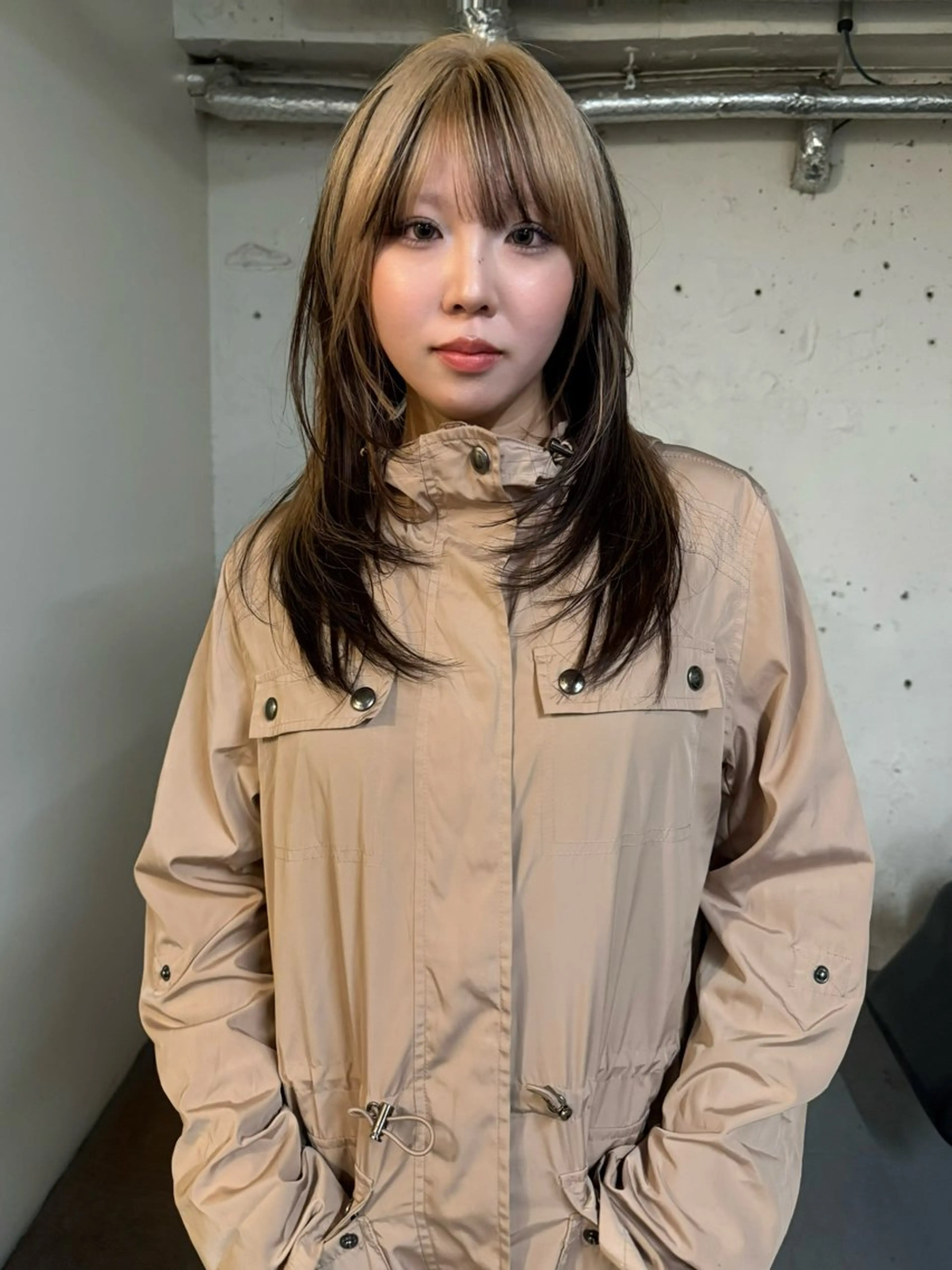 ロング レイヤーカット 似合わせカット 長山 海秀のヘアスタイル