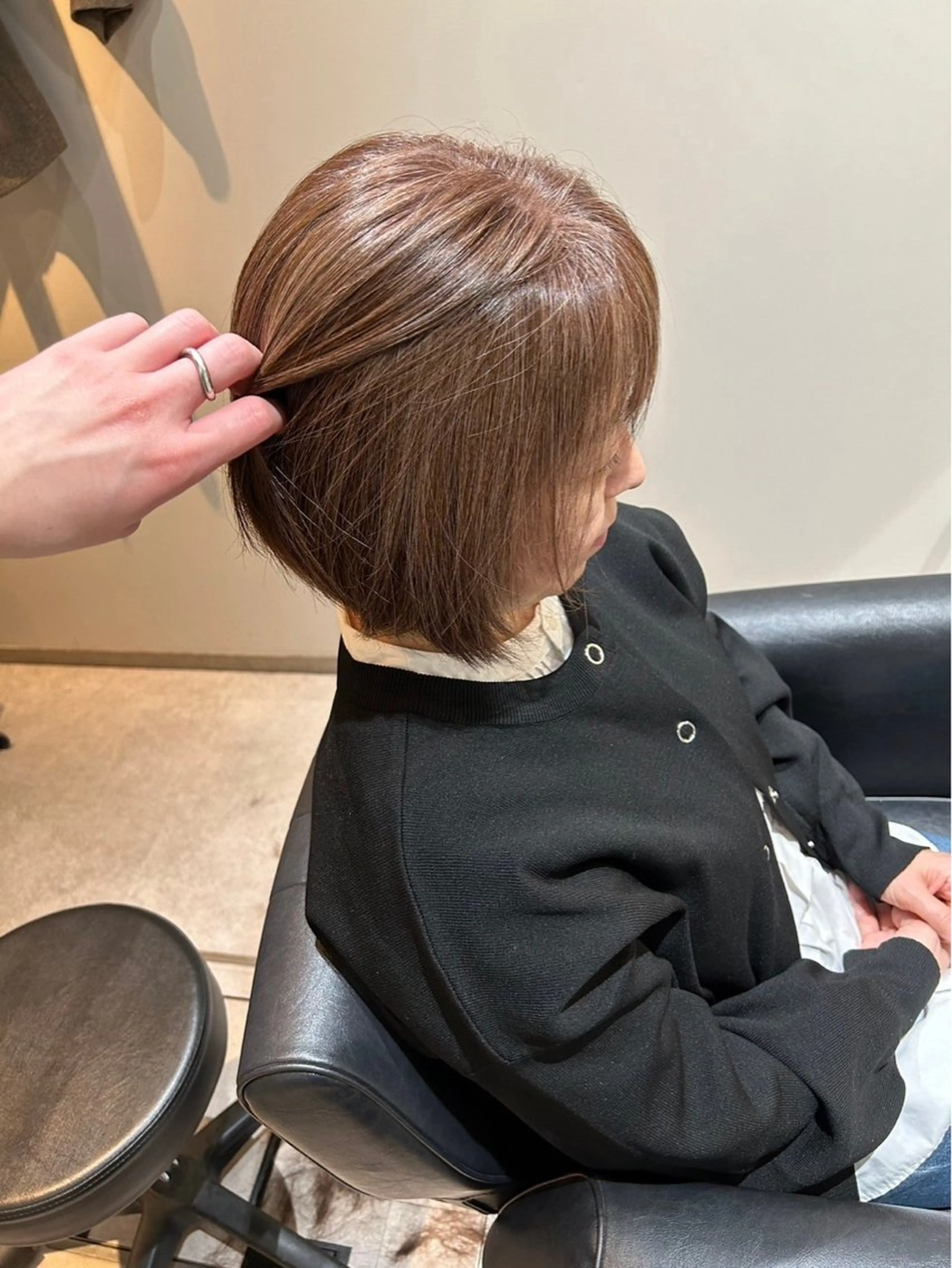 ショート カラー 脱白髪染め❕白髪 ぼかし特化🌟ヨコタのヘアスタイル