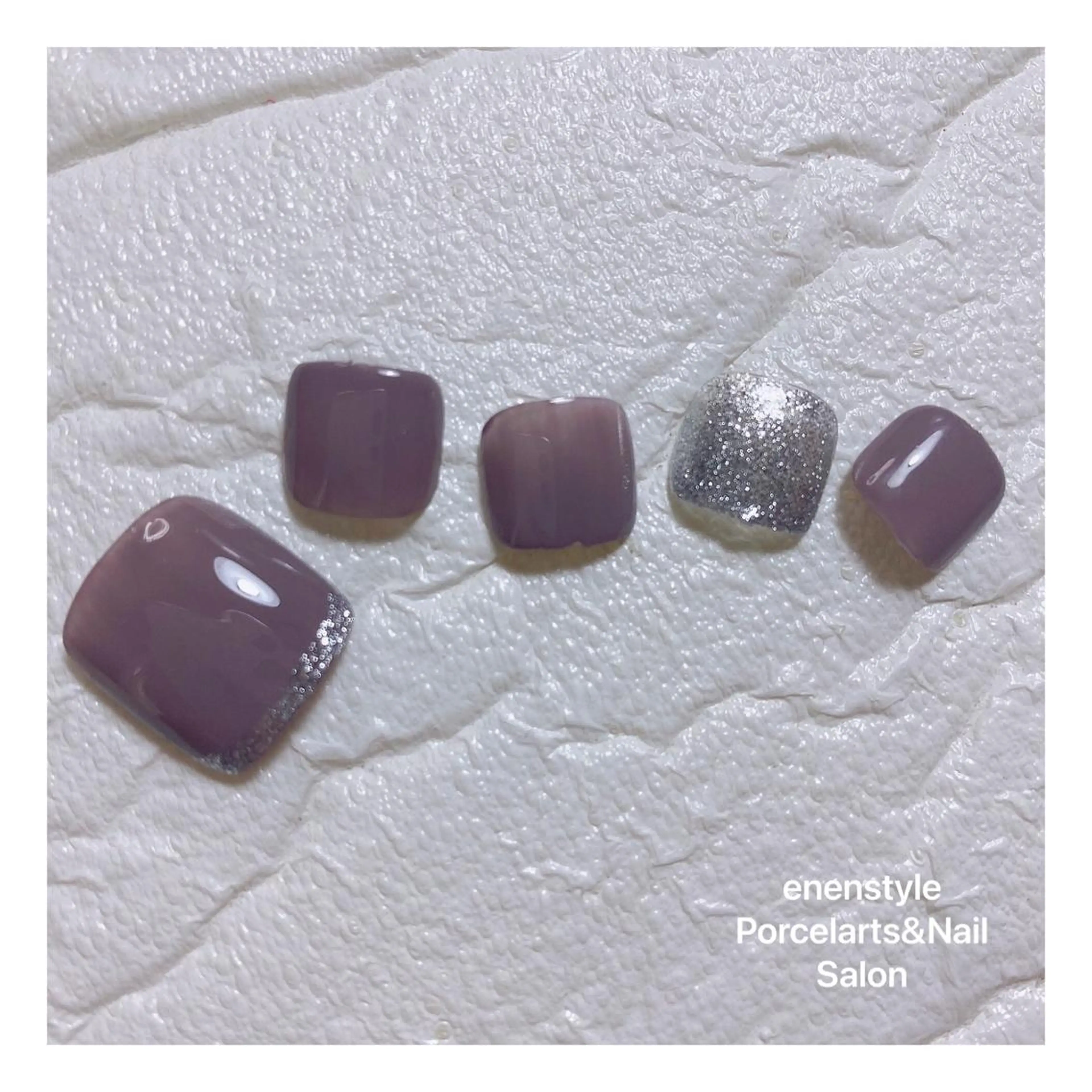 ショート ネイル ハンドネイル フットネイル 👑enen style👑のネイルデザイン