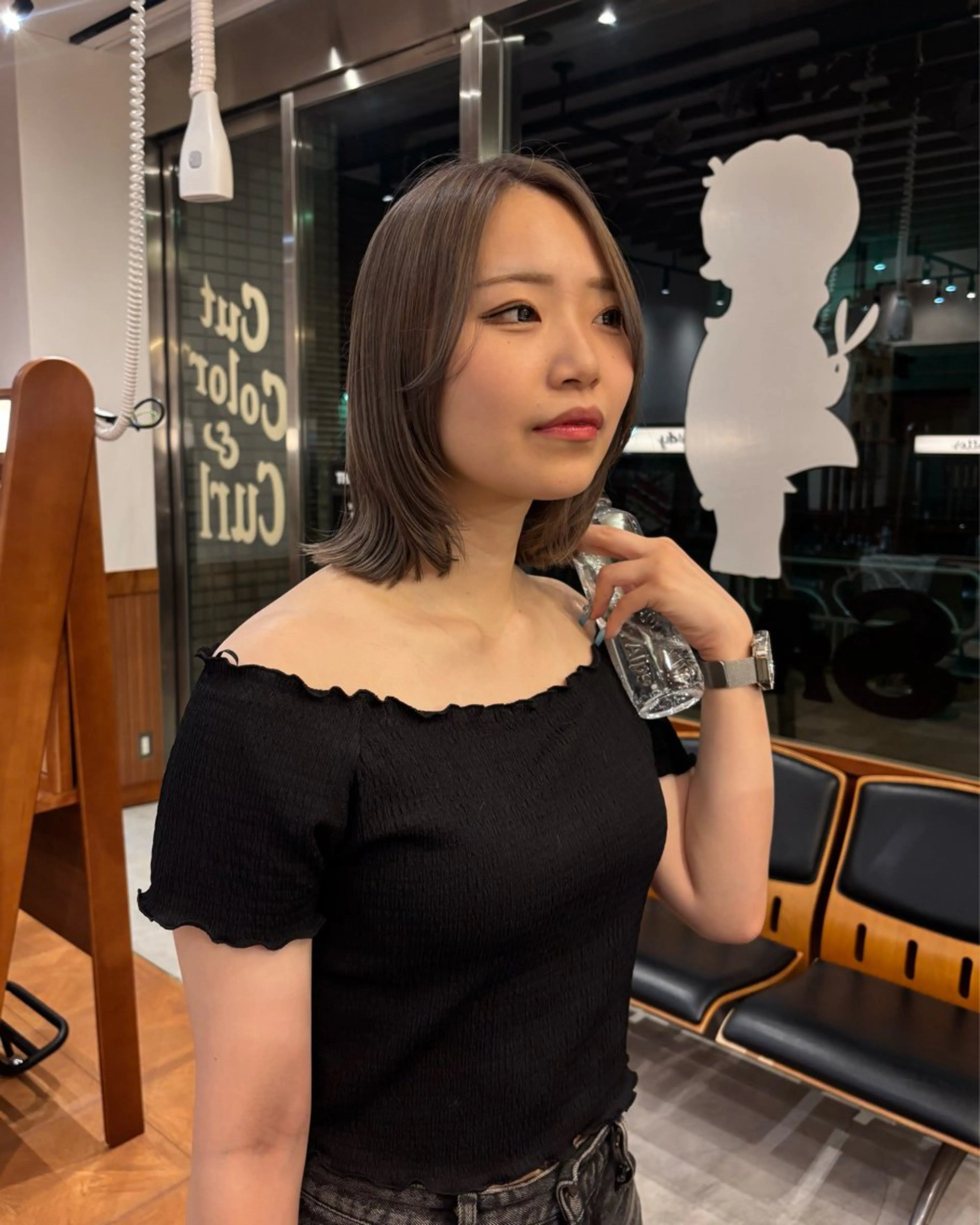 カラー ブリーチ SASAnagano 堀内未梨のヘアスタイル
