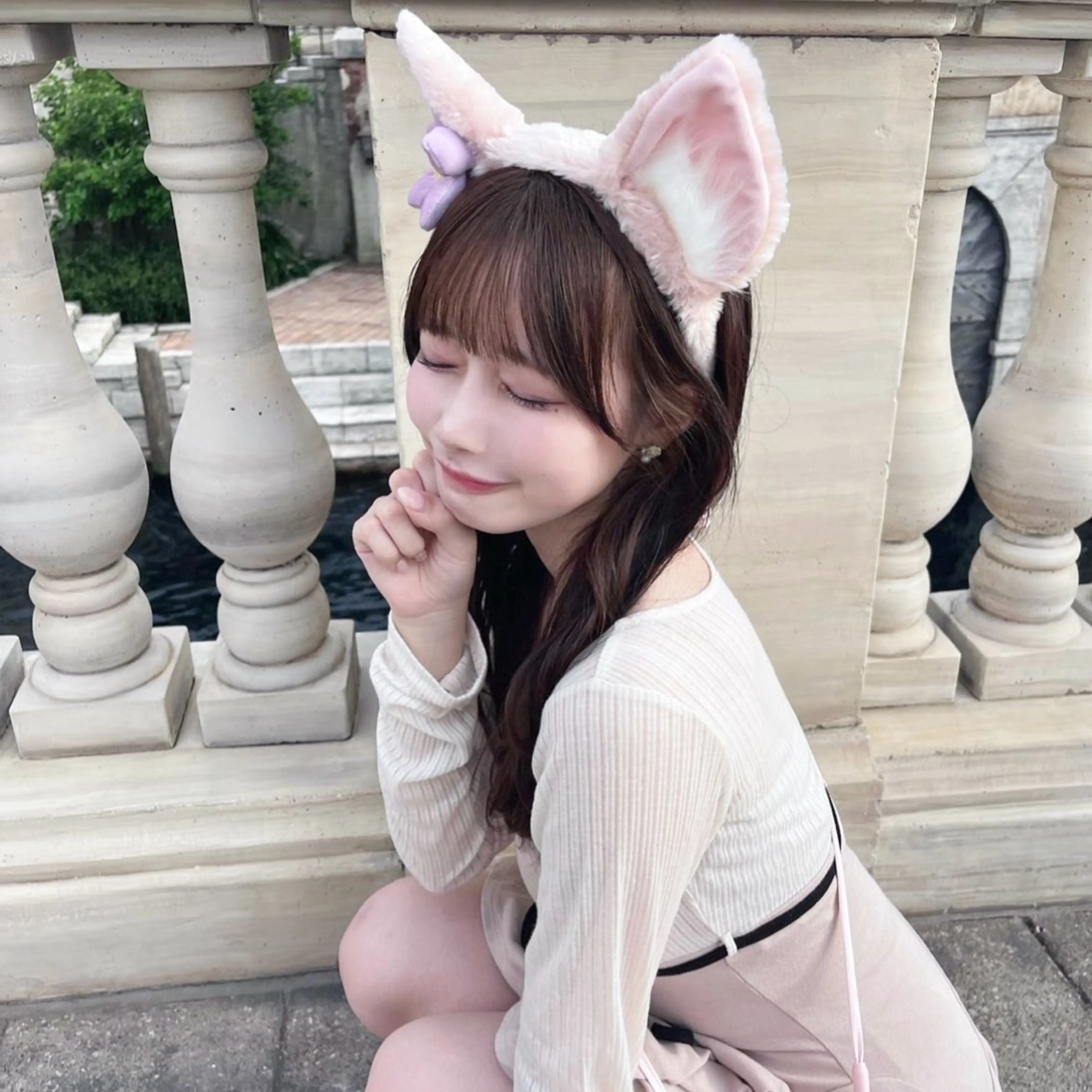 セミロング カラー ブラウンカラー ピンクカラー カット ヘアカラー トリートメント 渋谷🩶ハイトーン 🩶FUMUのヘアスタイル