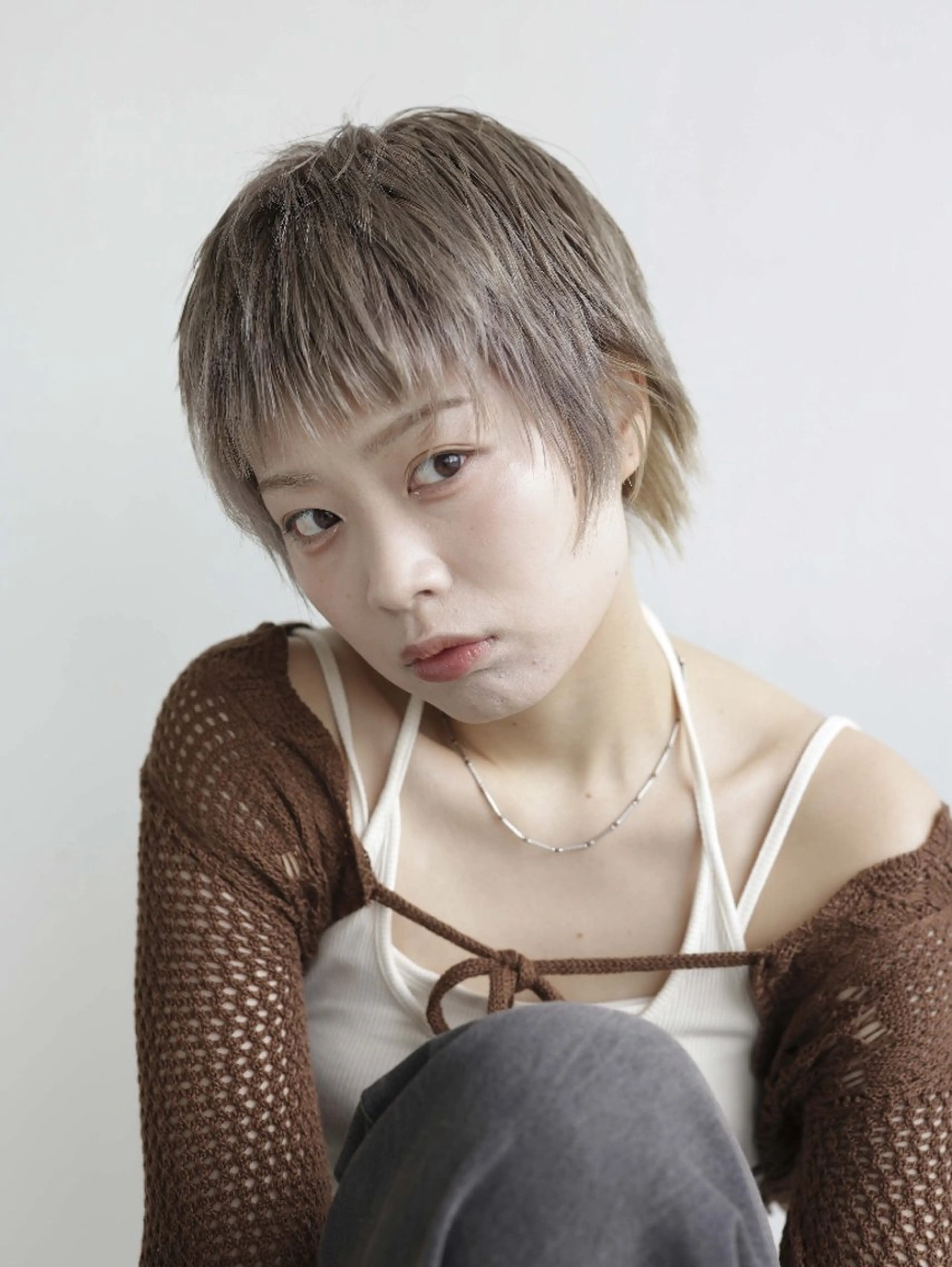 ショート 束感まつぱ🥑🤍 NATUKI🤍のヘアスタイル