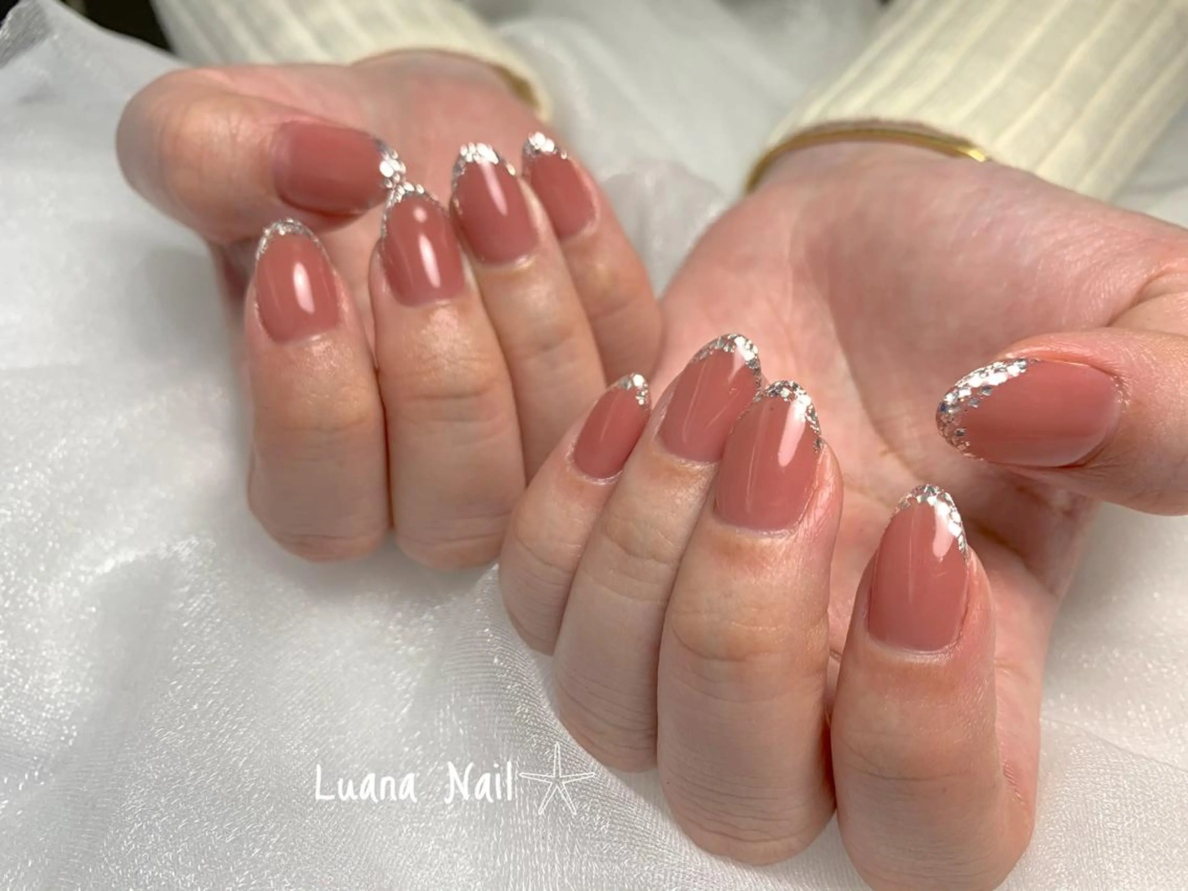 ネイル ラメ(グリッター) BeauJu by Luana Nailのネイルデザイン