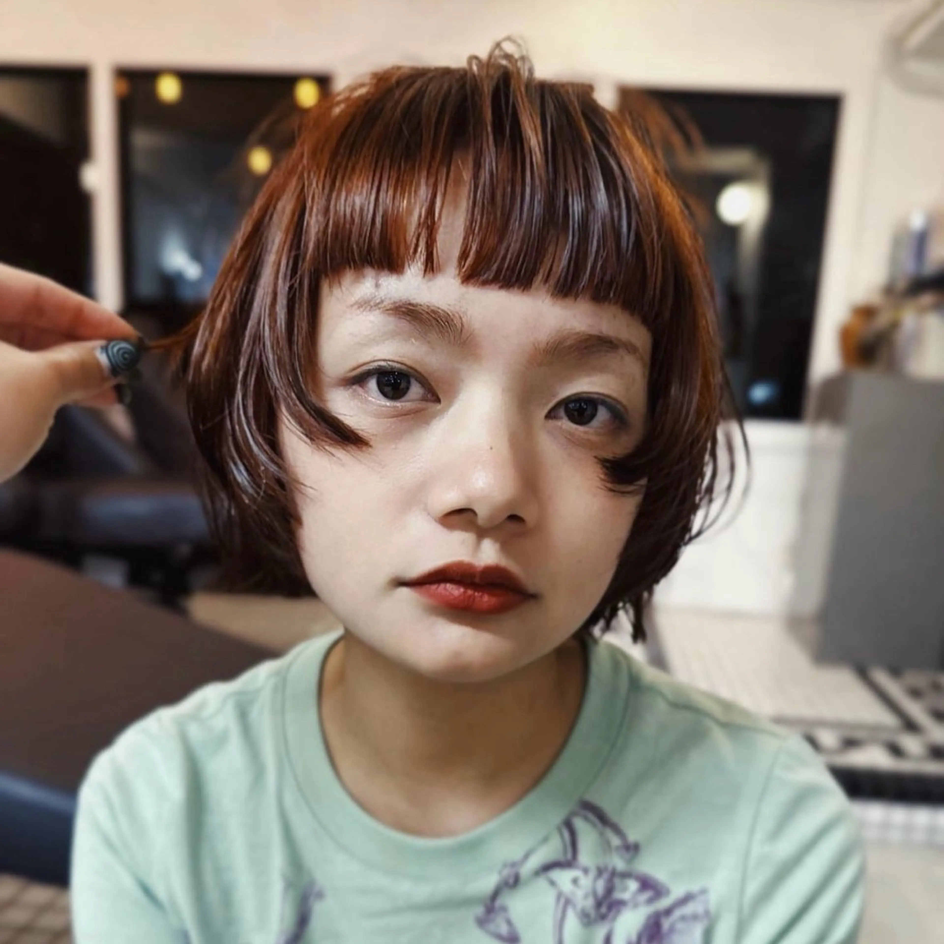 ミディアム カラー ☆RUO☆/レイヤー /ハイトーンのヘアスタイル