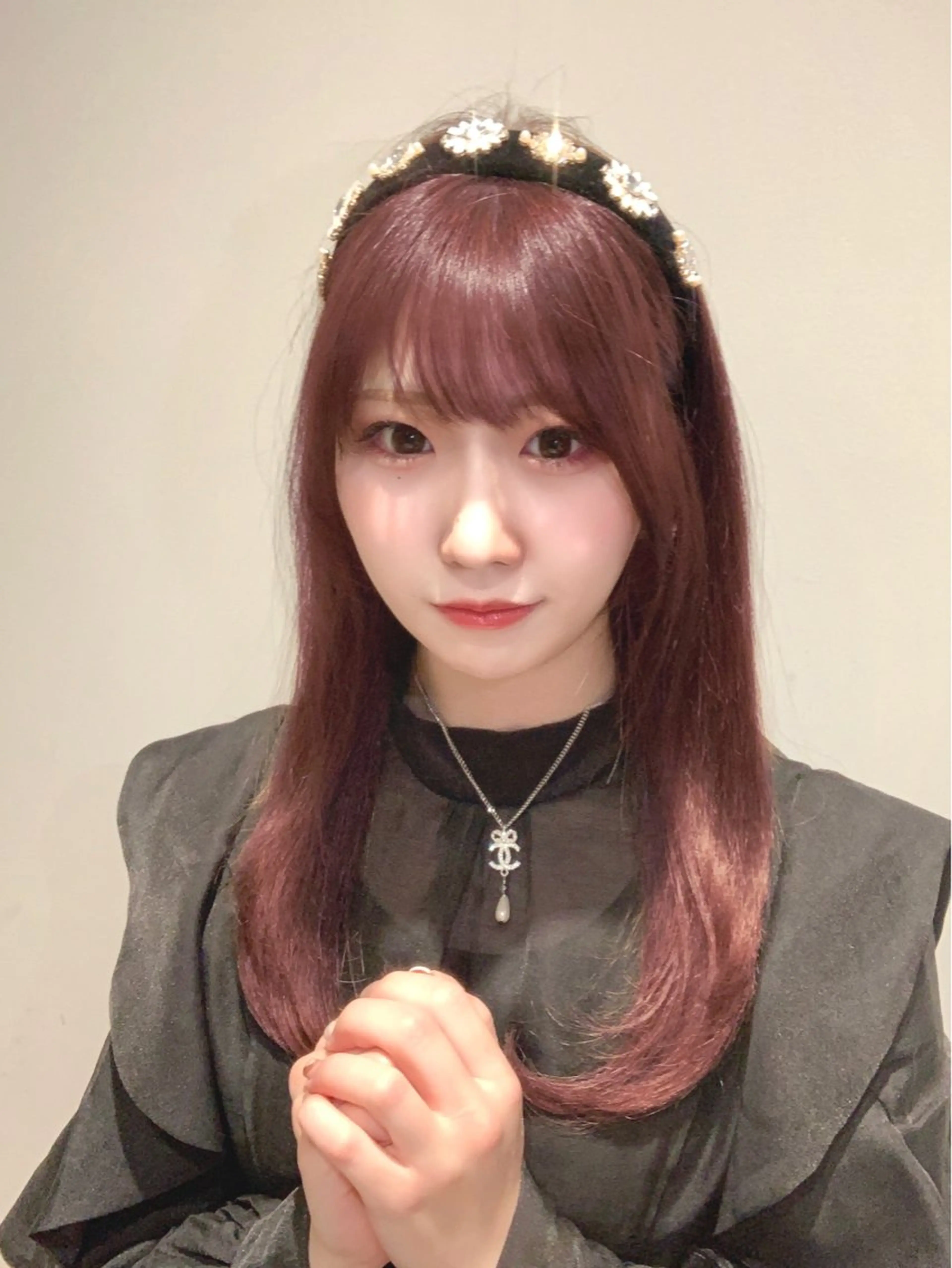 ロング カラー ブラウンカラー ピンクカラー ピンクブラウン レイヤーカット カット ヘアカラー トリートメント ヘッドスパ ヘアセット 韓国ヘア/レイヤー/ 顔まわり/りょーとのヘアスタイル