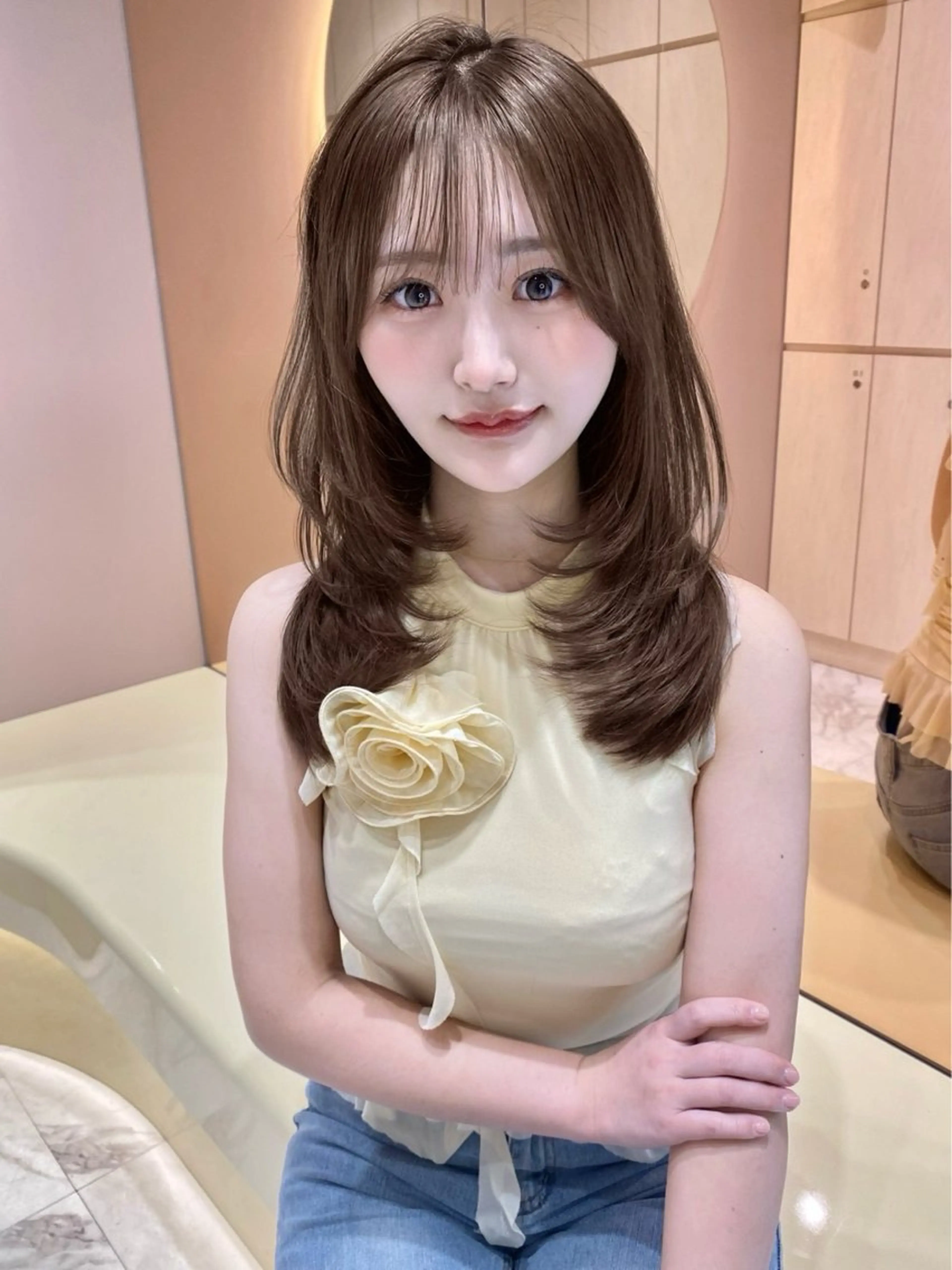 セミロング 🩵レイヤー/ショー ト/🫧harukaのヘアスタイル