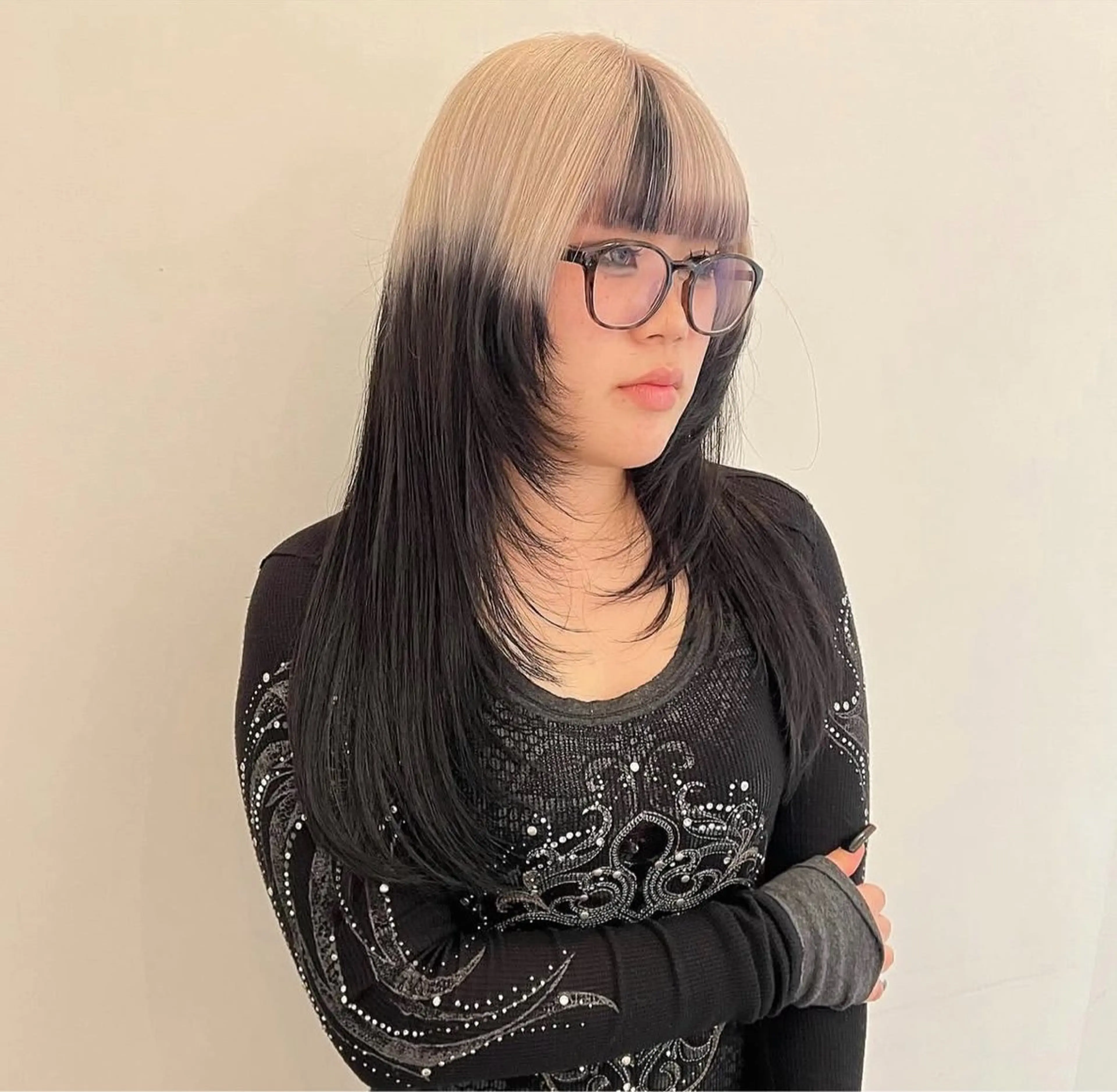 ロング カラー ヘアカラー Tsukasa/ ハイトーン/寒色のヘアスタイル