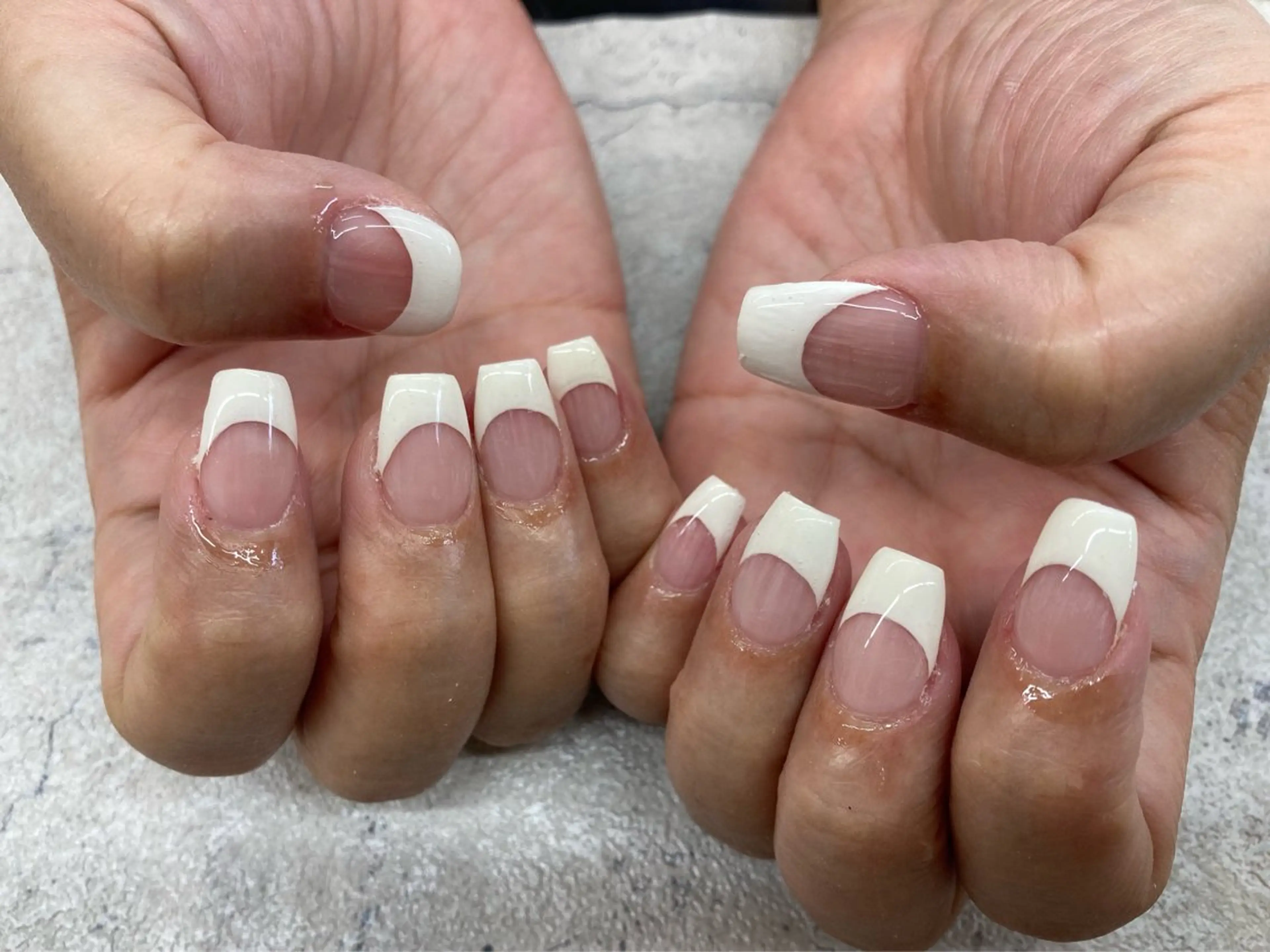 ネイル フレンチネイル Maple saronのネイルデザイン